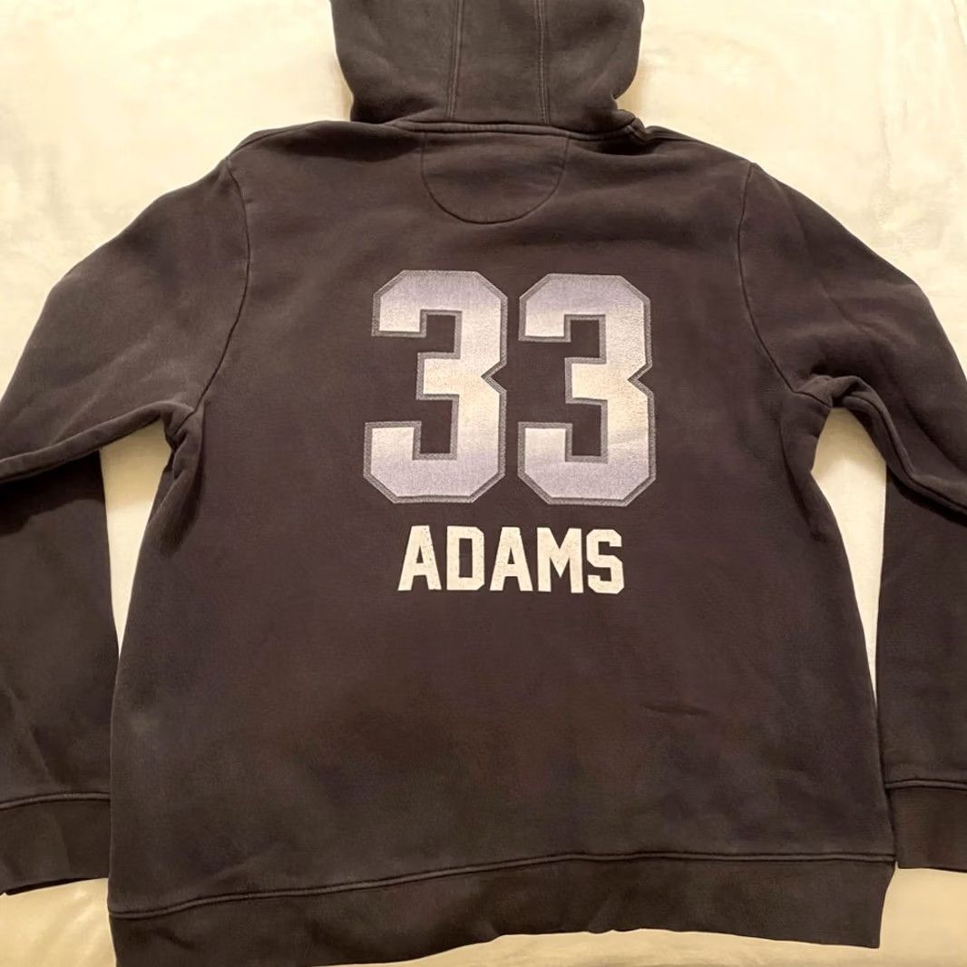 Vintage Fanatics Men's Tony Adams #33 New York Jets Hoodie Sweatshirt Black XL Size US XL / EU 56 / 4 - 3 Thumbnail