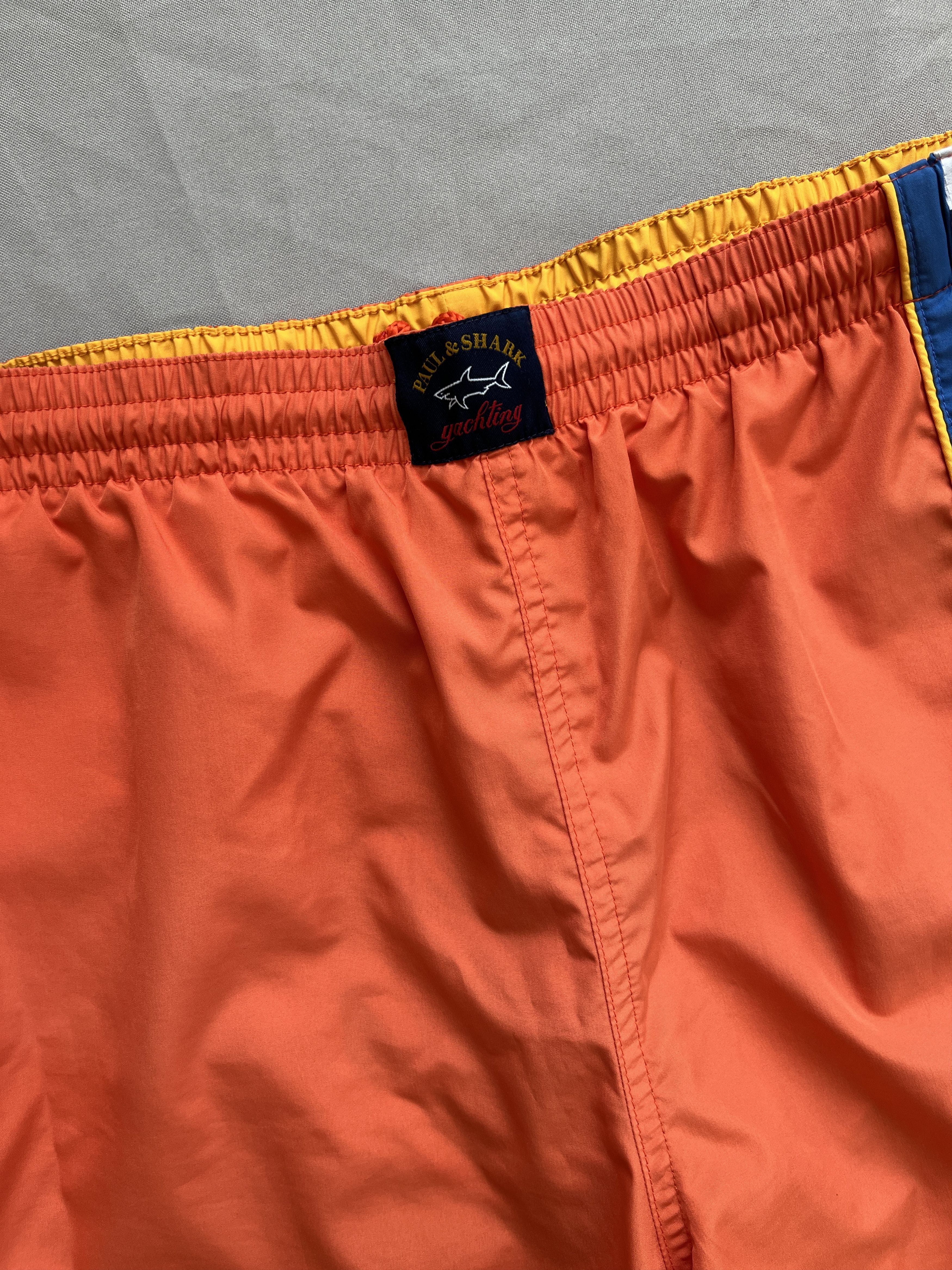 Paul & Shark Paul & Shark Orange Shimmer Light Summer Shorts Size US 32 / EU 48 - 3 Thumbnail