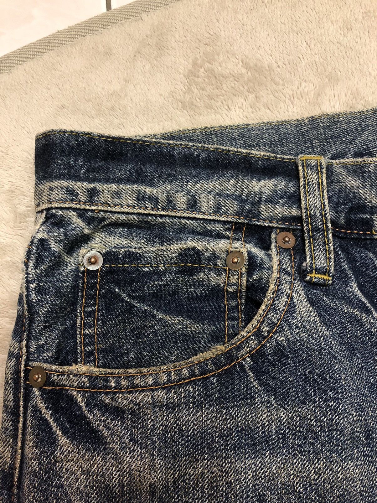 Oshkosh × Vintage 💥Vintage Oshkosh Distressed Denim Size US 32 / EU 48 - 10 Thumbnail