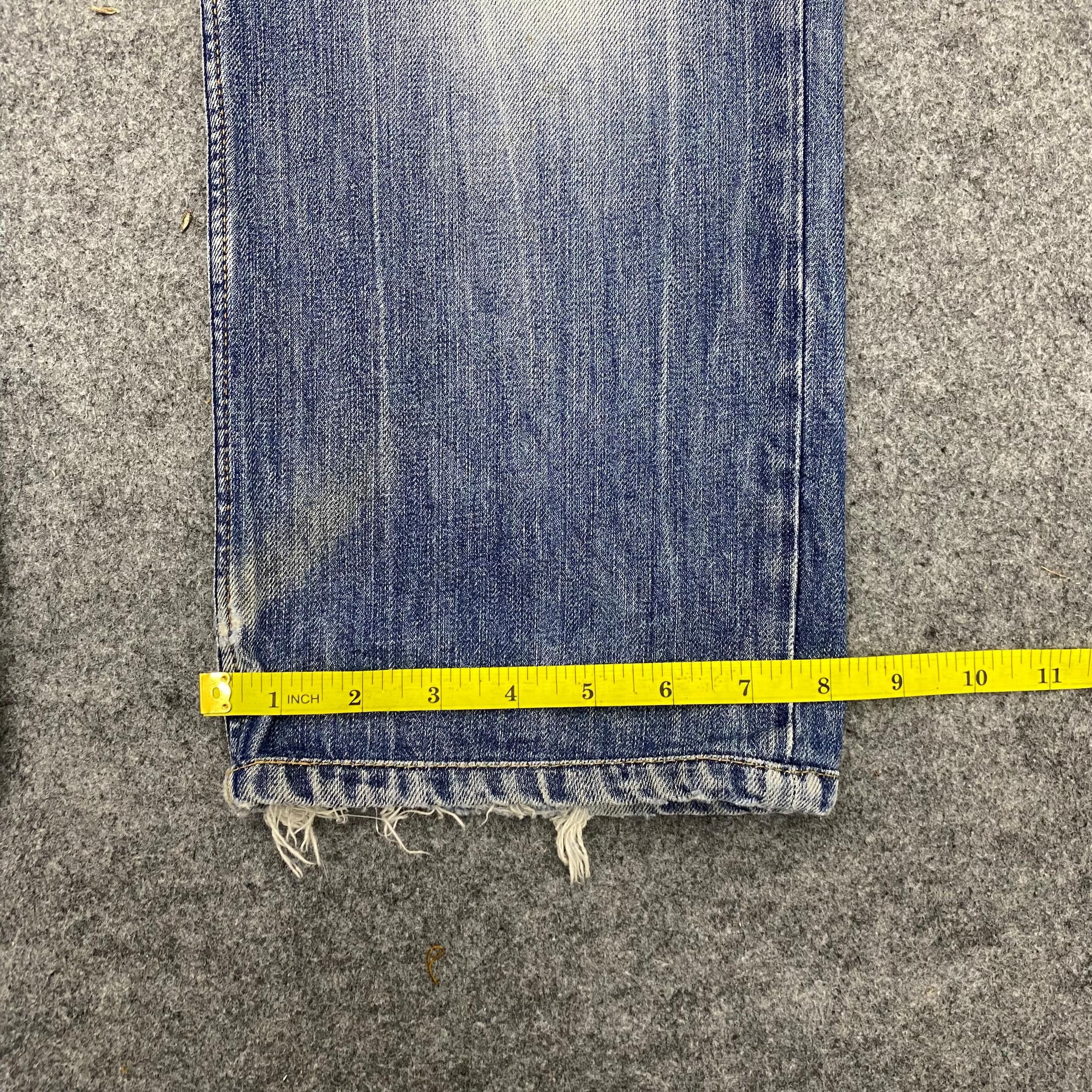 If Six Was Nine 💥Best Offer💥Vintage Diesel Industry Distressed Denim Size US 34 / EU 50 - 5 Thumbnail