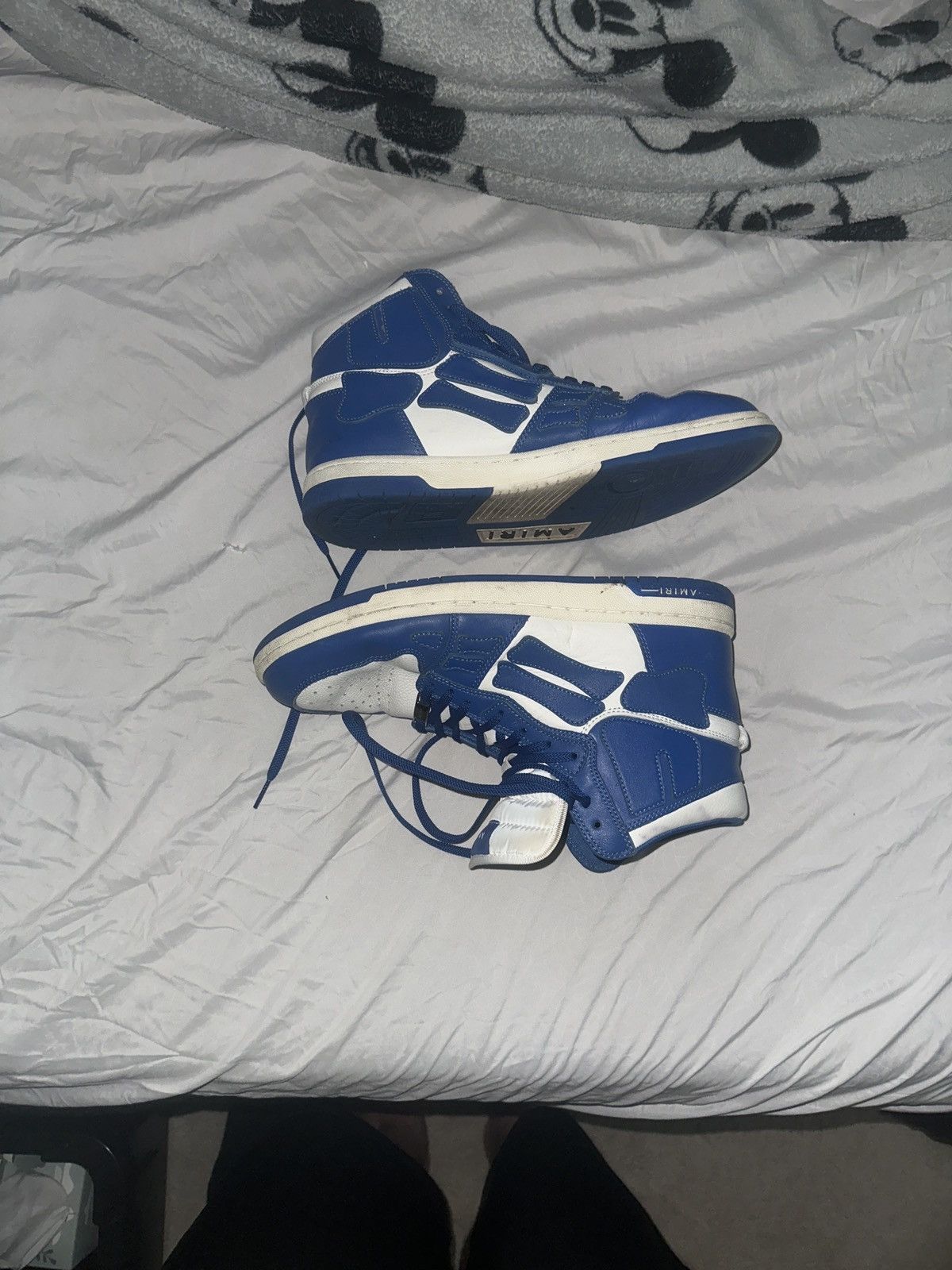 Amiri Amiri blue hightops Size US 12 / EU 45 - 4 Thumbnail