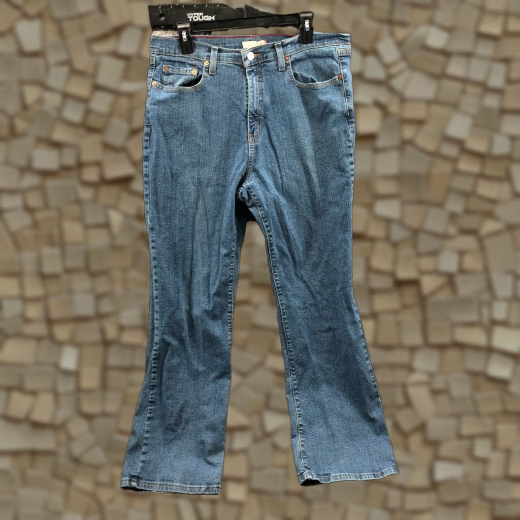Levi's Levi's 550 Relaxed Bootcut Jeans Plus Size 18 Womens Medium Wash Blue Size 40" / US 18 - 1 Thumbnail