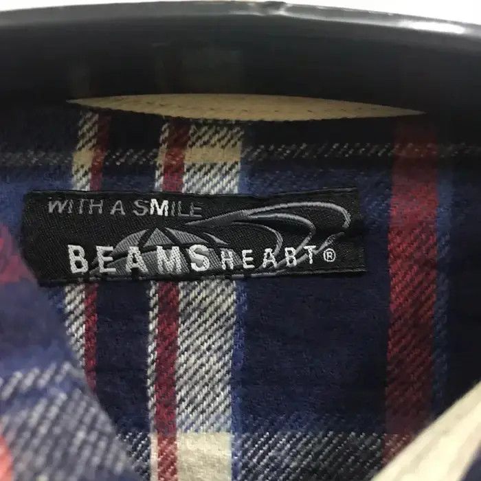Beams Plus Japanese Brand Beams Heart Plaid Tartan Flannel Shirt Size US L / EU 52-54 / 3 - 4 Thumbnail