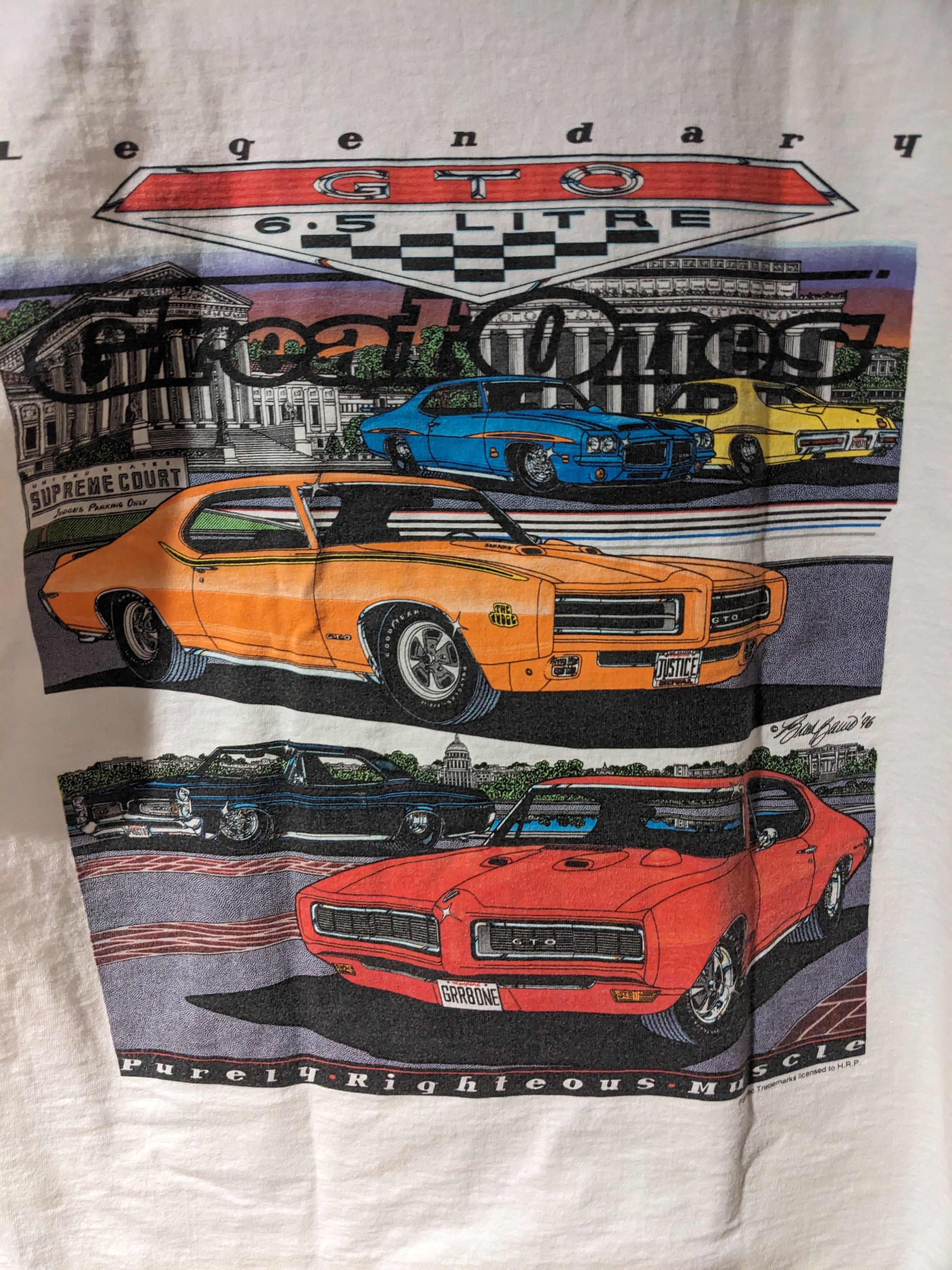 Mustang × Vintage Vintage 90s Mustang Prowling Tigers Racing Speedway T-Shirt Size US M / EU 48-50 / 2 - 6 Thumbnail
