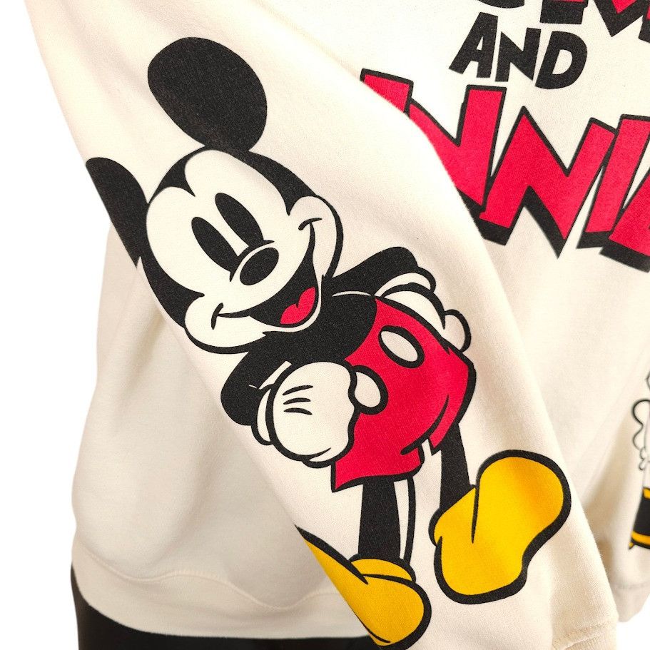 Disney Mickey And Minnie Mouse Sweatshirt Mens Size Small Cream Size US S / EU 44-46 / 1 - 3 Thumbnail