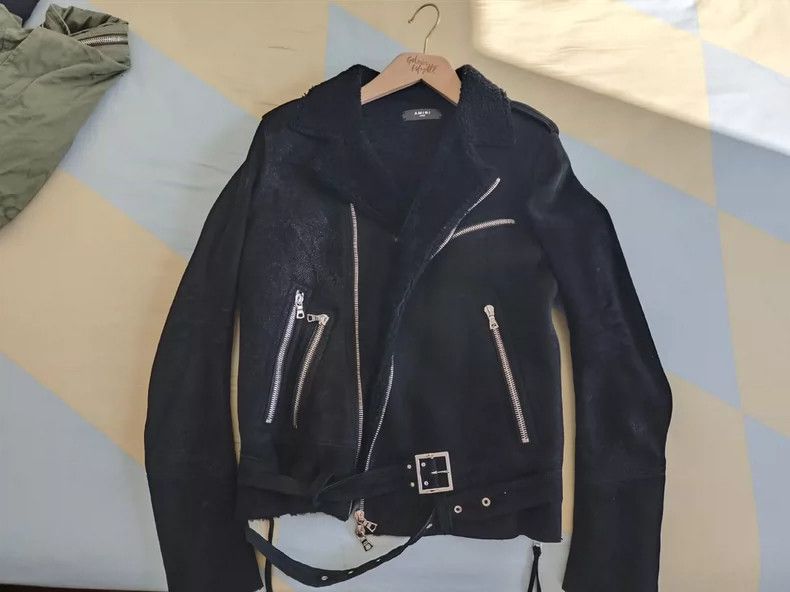 Amiri Amiri Black Biker Jacket Size US L / EU 52-54 / 3 - 1 Thumbnail