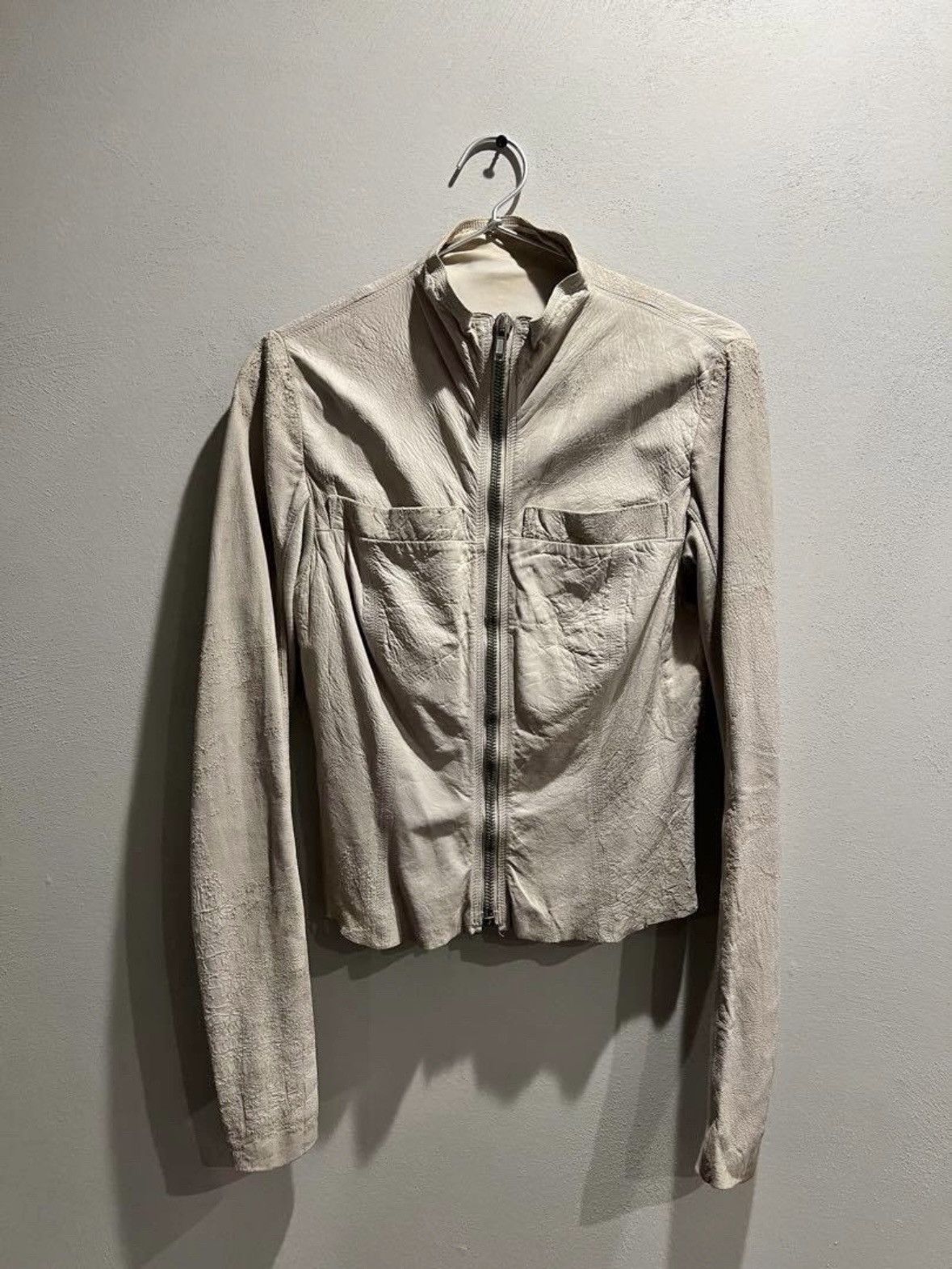 Rick Owens Rick Owen's olmar n mirta leather jacket | Grailed