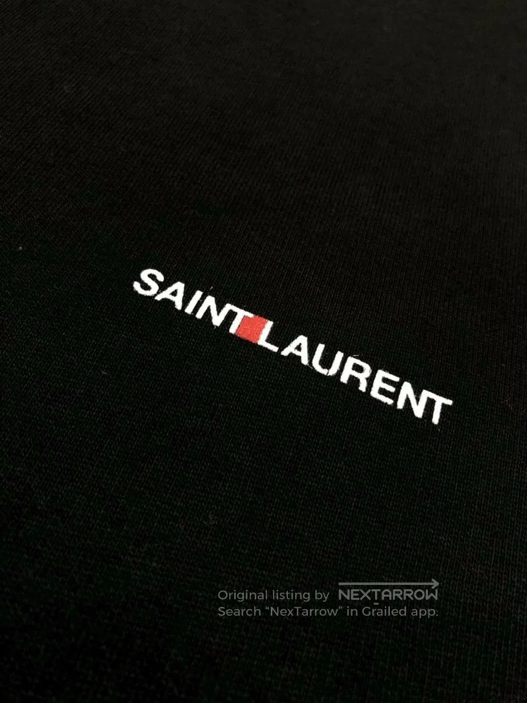 Saint Laurent Paris Saint Laurent Black Logo Hoodie. Size US M / EU 48-50 / 2 - 3 Thumbnail