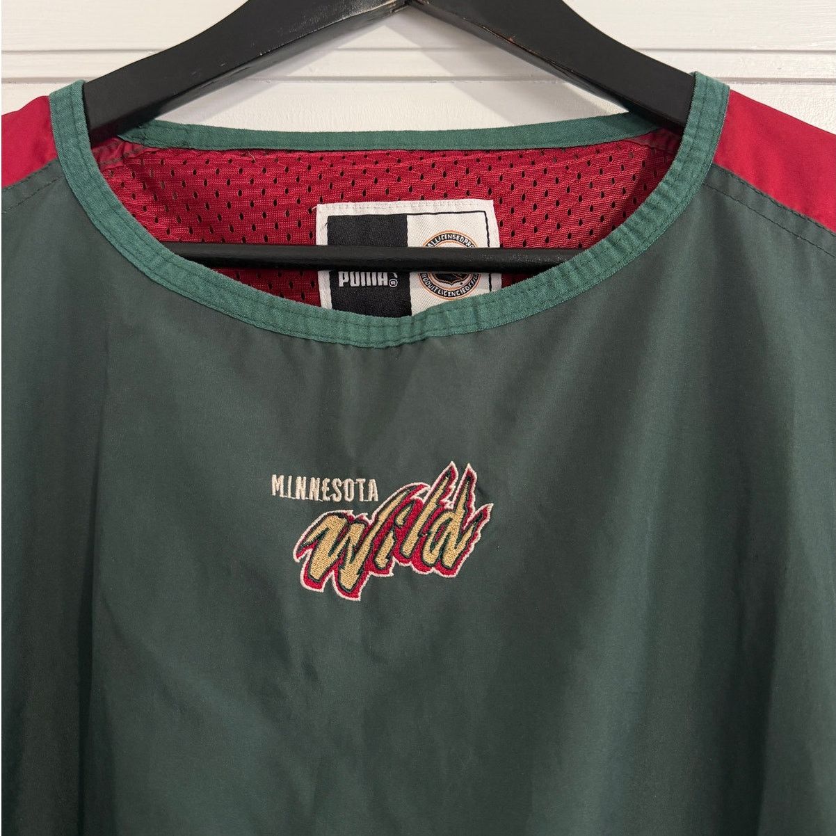 Puma Retro Minnesota Wild Hockey Windbreaker Size XL Size US XL / EU 56 / 4 - 2 Thumbnail