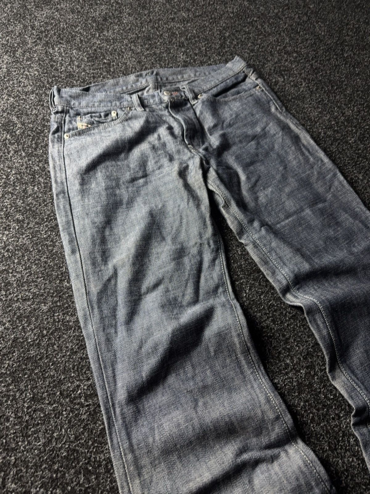 Designer × Diesel Vintage Diesel Flared Jeans Made in Italy Y2K Low Rise Size 30" / US 8 / IT 44 - 5 Thumbnail