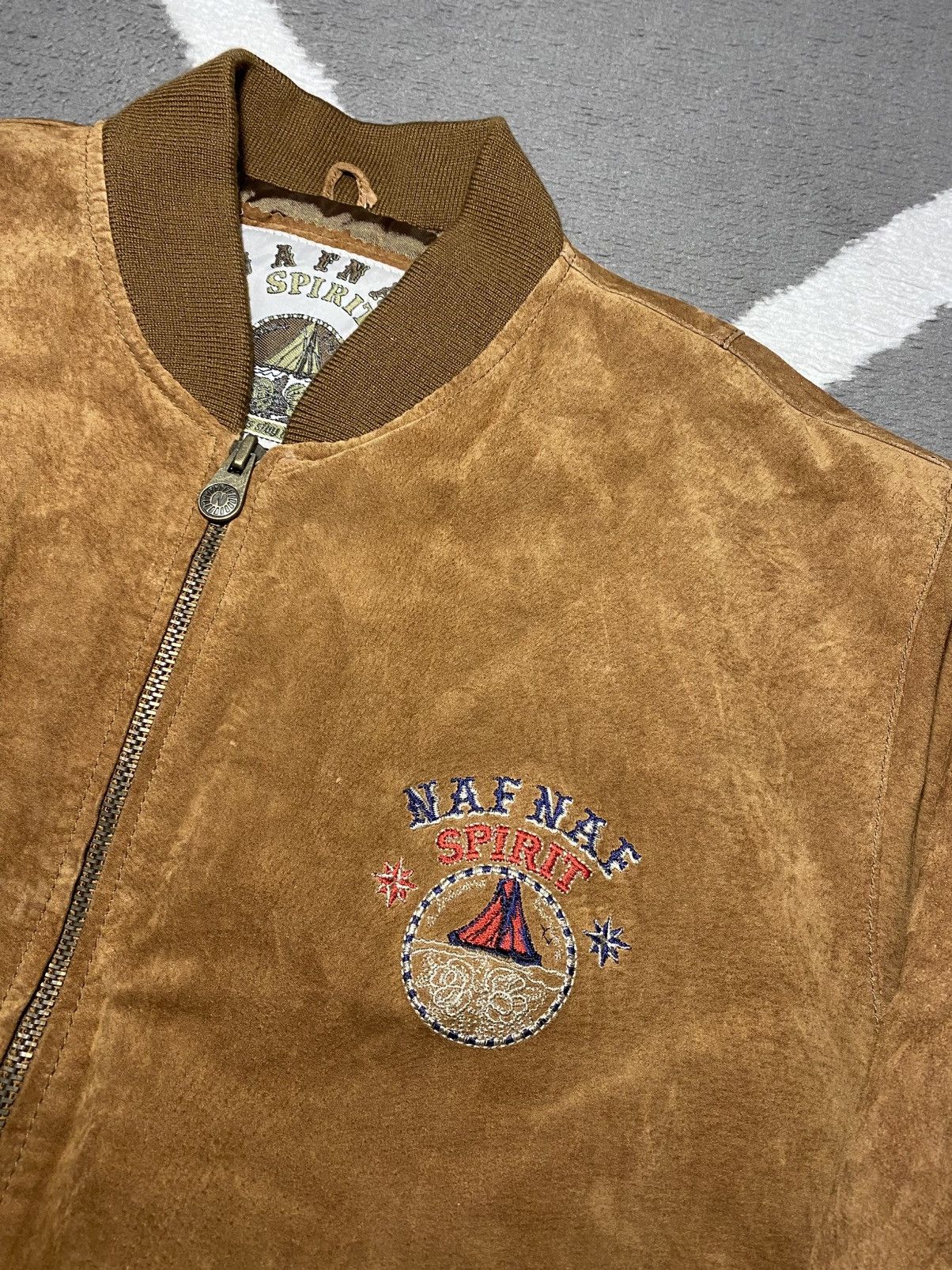 Vintage Vintage 90’s Genuine Leather Bomber Jacket Boxy Fit Size US M / EU 48-50 / 2 - 5 Thumbnail