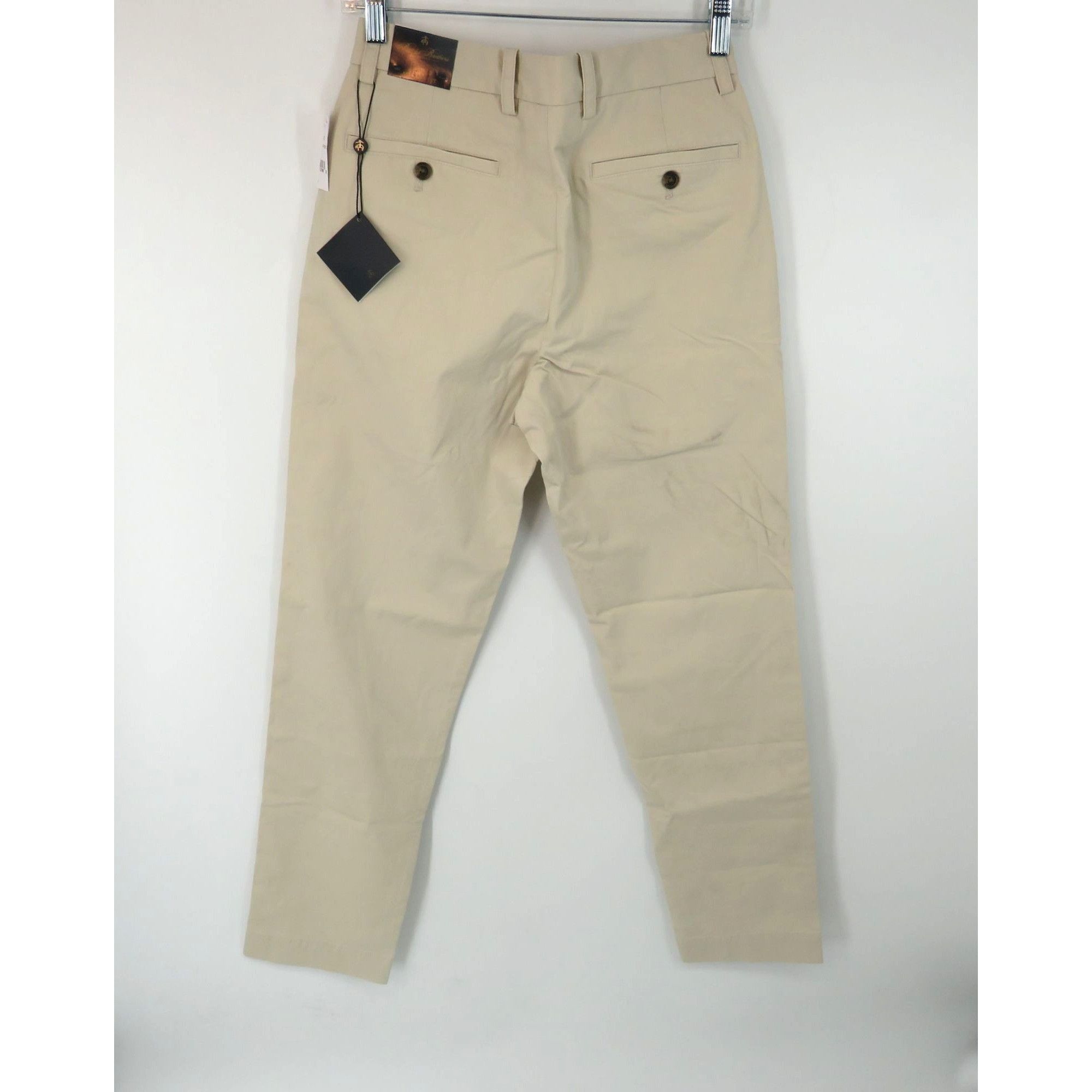 Brooks Brothers Brooks Brothers Mens Milano Fit Beige Supima Cotton Chinos 2 Size US 28 / EU 44 - 5 Thumbnail