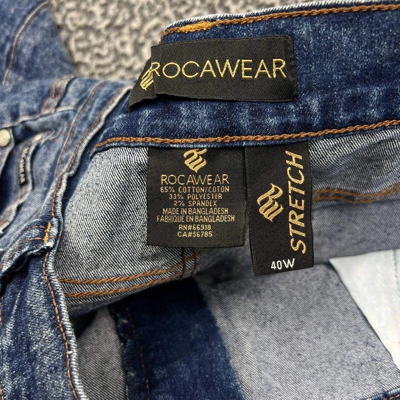 Rocawear Rocawear Shorts Men 40W Moto Jeans Stretch Denim Pockets Y2K Size US 40 / EU 56 - 3 Thumbnail