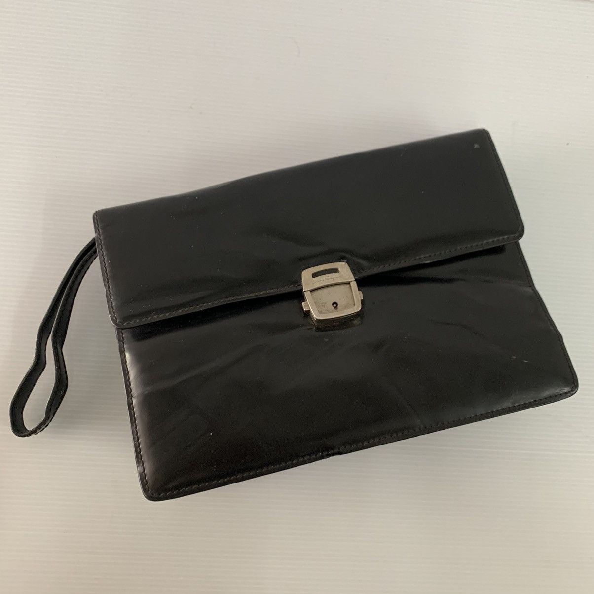 Salvatore Ferragamo Salvatore Ferragamo Leather Clutch Bag Size ONE SIZE - 3 Thumbnail