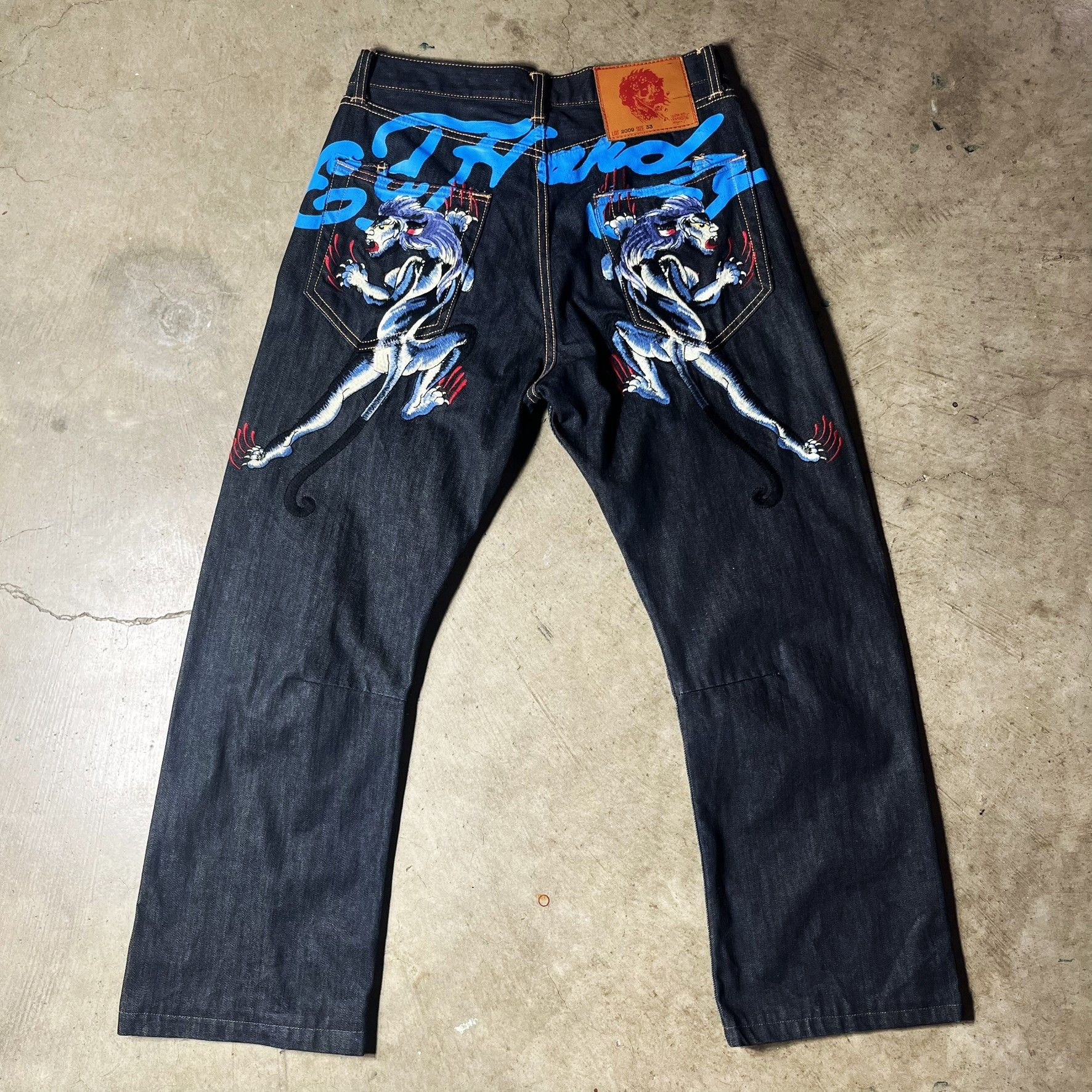 Ed Hardy Ed Hardy Panther Denim Size US 33 - 2 Thumbnail