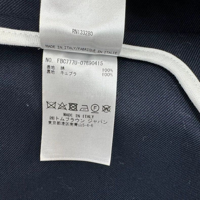 Thom Browne Thom Browne Size 40Dark Blue 4 Bar Women's Suit Jacket 2501 Size XS / US 0-2 / IT 36-38 - 9 Thumbnail