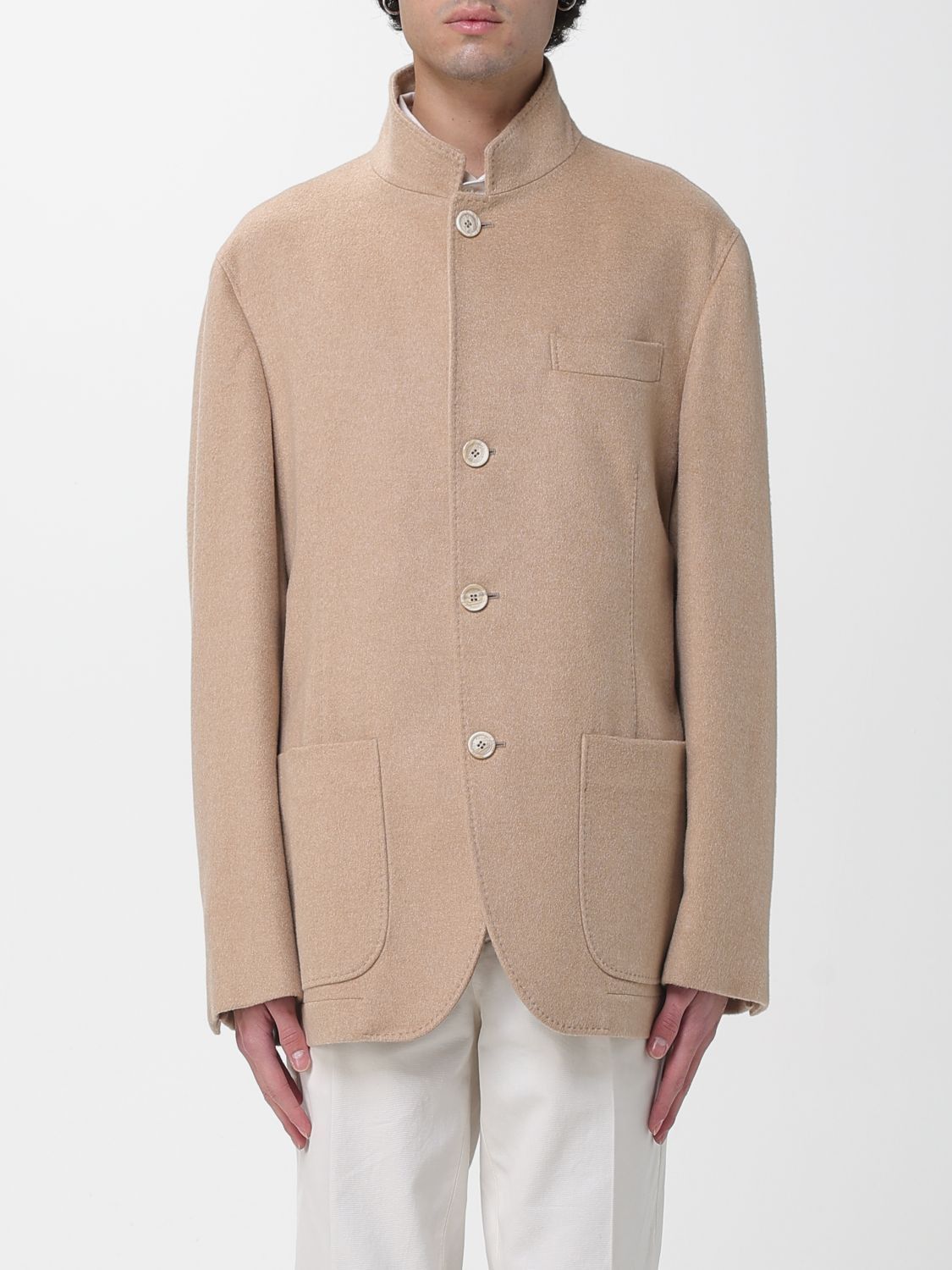 Brunello Cucinelli Brunello Cucinelli Jacket Men Beige Size US L / EU 52-54 / 3 - 1 Thumbnail
