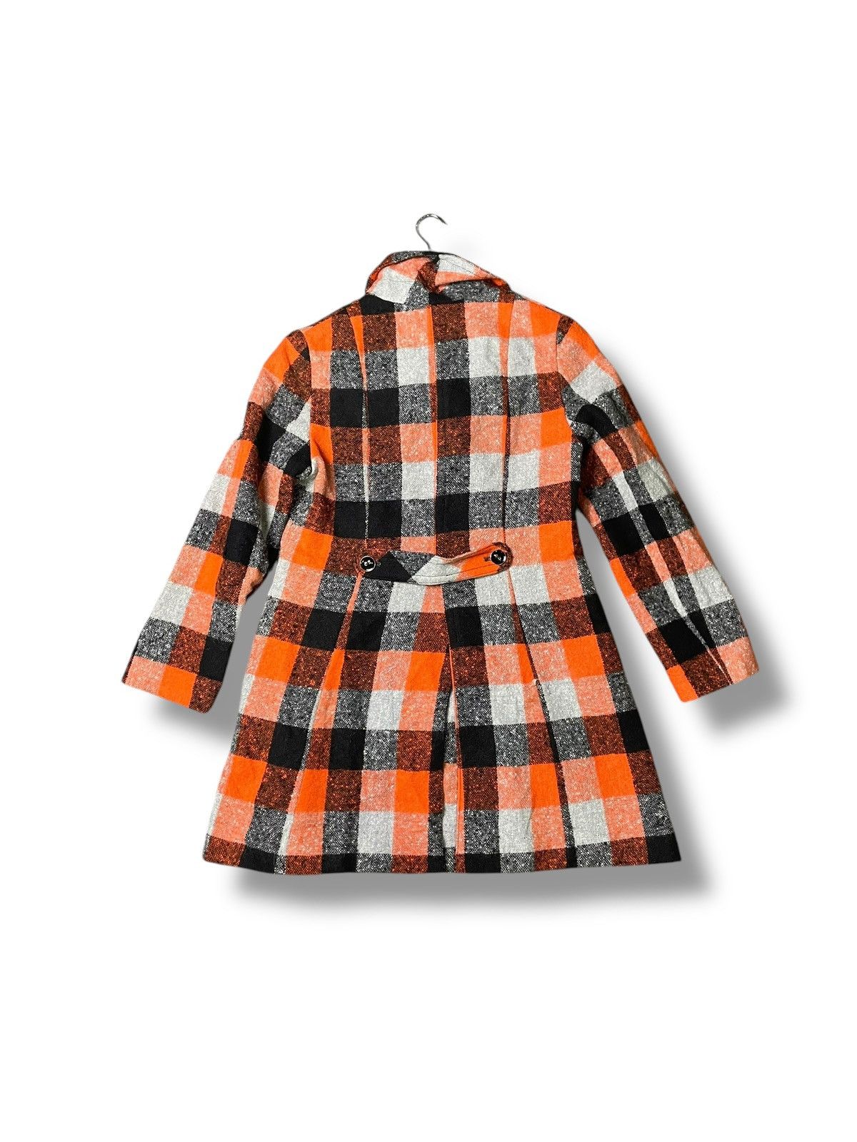 Japanese Brand Tokyo Style Wool Double Breasted Coat (51) Size US XXS / EU 40 - 3 Thumbnail