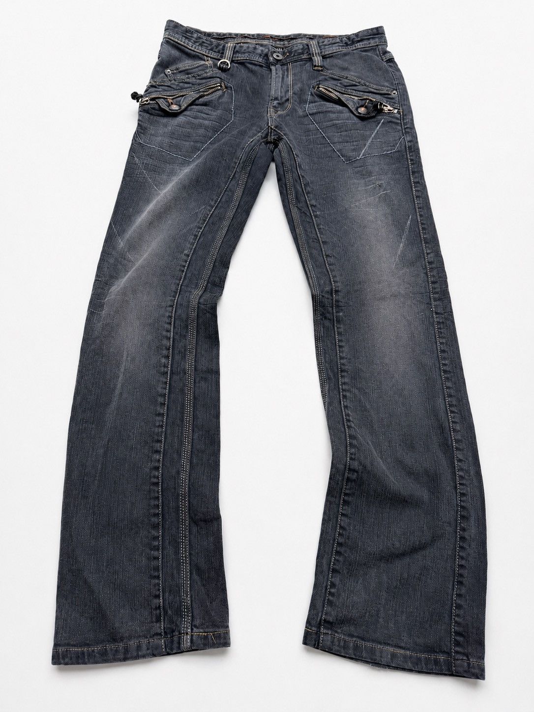 Japanese Brand Nicole Club For Men flare jeans Size US 28 / EU 44 - 1 Thumbnail