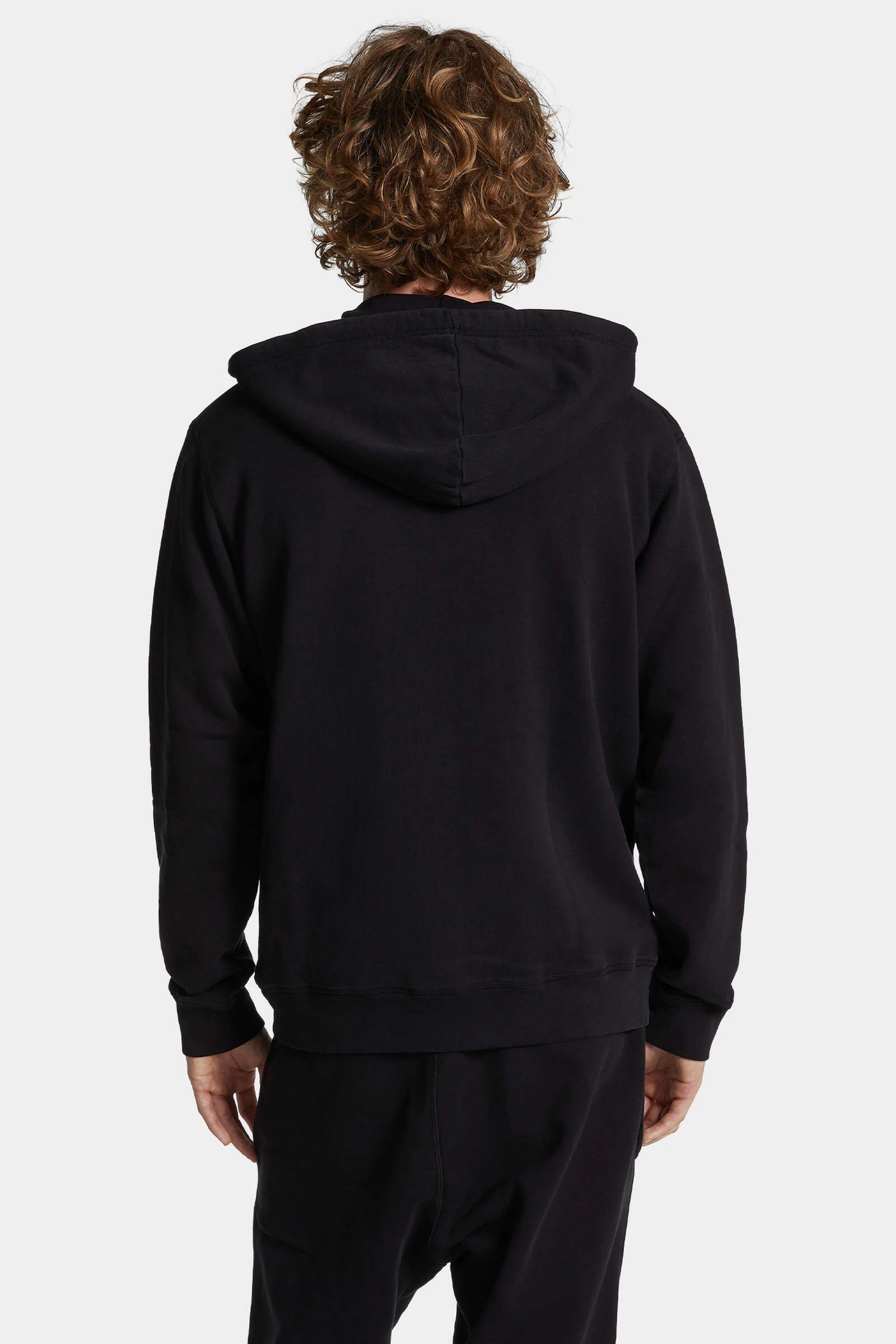 Dsquared2 o1mle0126 Dyed Cool Fit Zipped Hoodie in Black Size US S / EU 44-46 / 1 - 4 Thumbnail