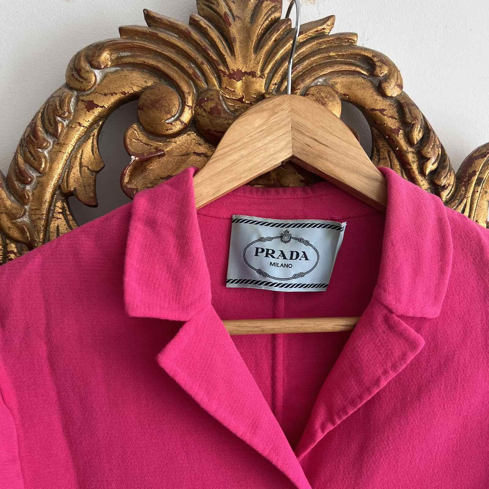 Prada PRADA Pink Barbie Blazer Jacket Sz 44 Size M / US 6-8 / IT 42-44 - 5 Thumbnail