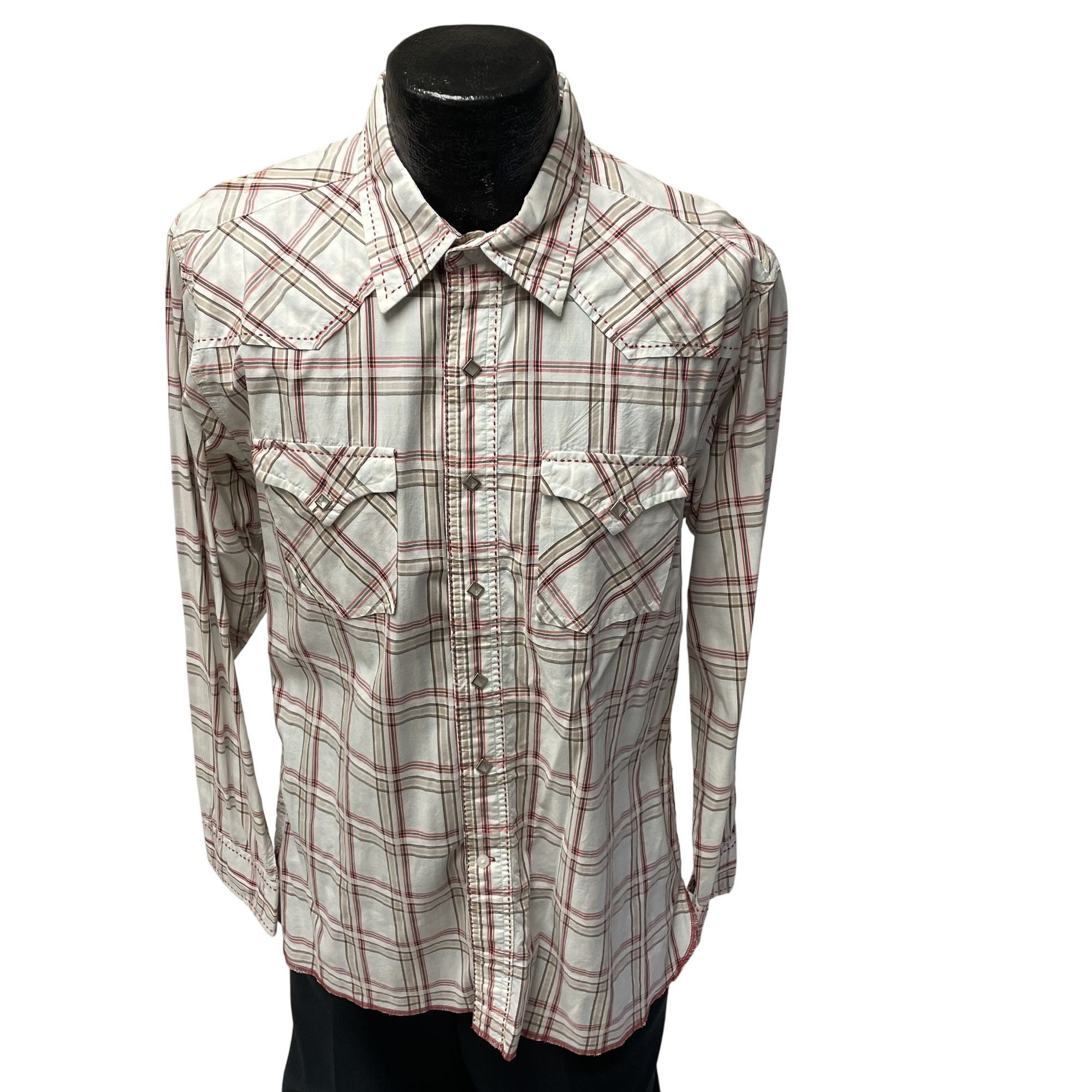 Wrangler Wrangler Plaid WHIP STITCH Cowboy Western PEARL SNAP Shirt Size US M / EU 48-50 / 2 - 2 Thumbnail