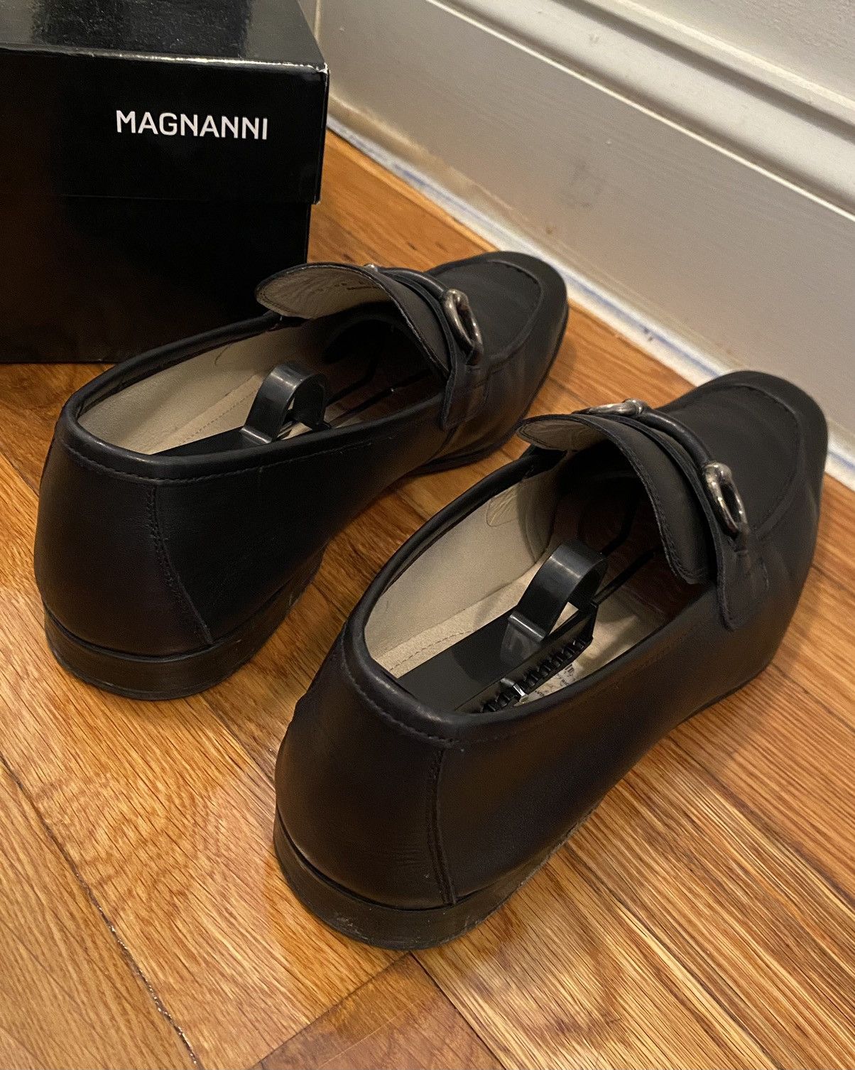 magnanni black dress shoes Magnanni - Miro Double Buckle Monk main image 0