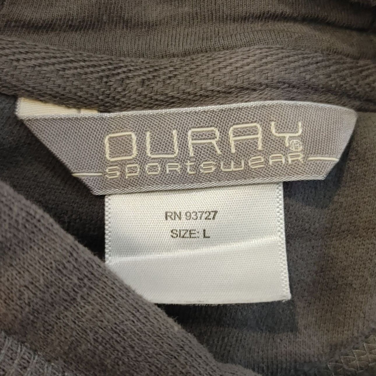Other Men's Ouray "Colorado" Sportswear Pullover Gray/Brown Hoodie Size US L / EU 52-54 / 3 - 3 Thumbnail