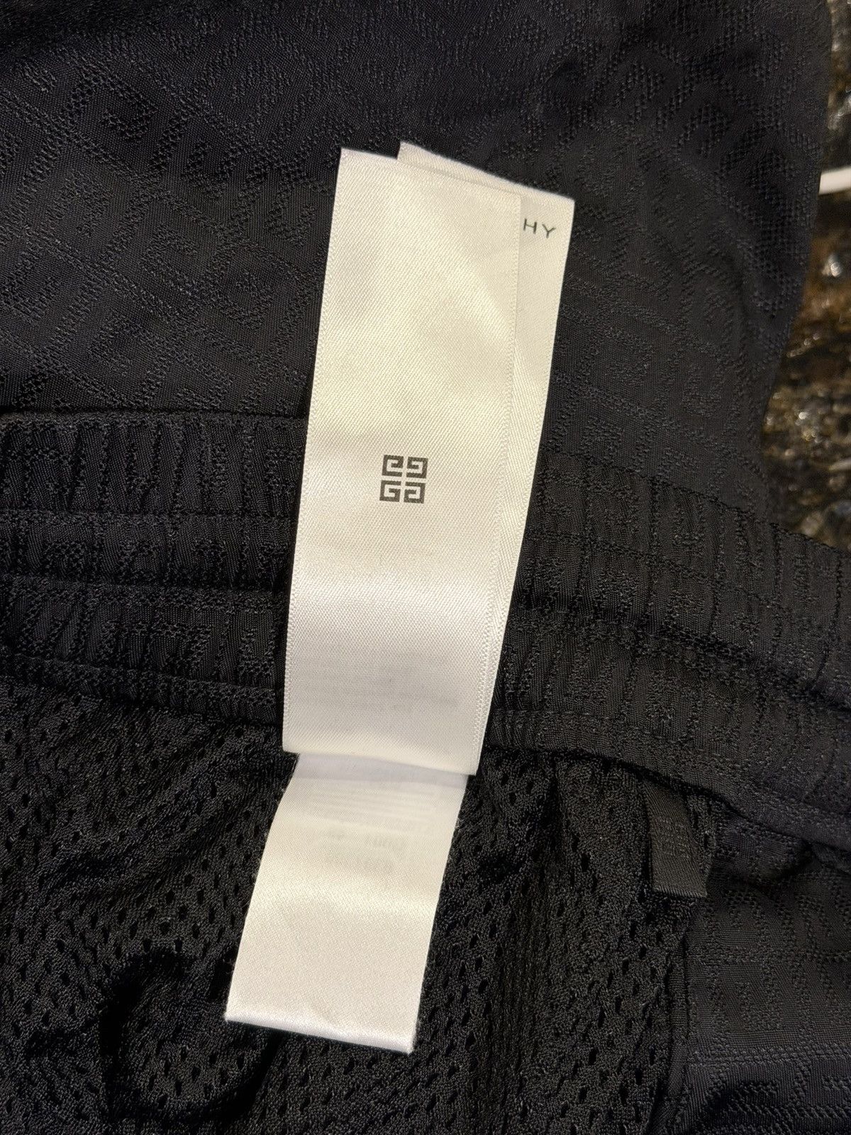 Givenchy Givenchy 4G Monogram Jacquard Logo Print Black Nylon Shorts Size US 32 / EU 48 - 13 Thumbnail