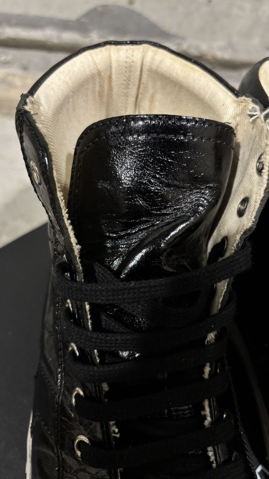 Saint Laurent Paris Saint Laurent Paris “1971 Bad Lieutenant” High Top Sneaker Size US 12 / EU 45 - 3 Thumbnail