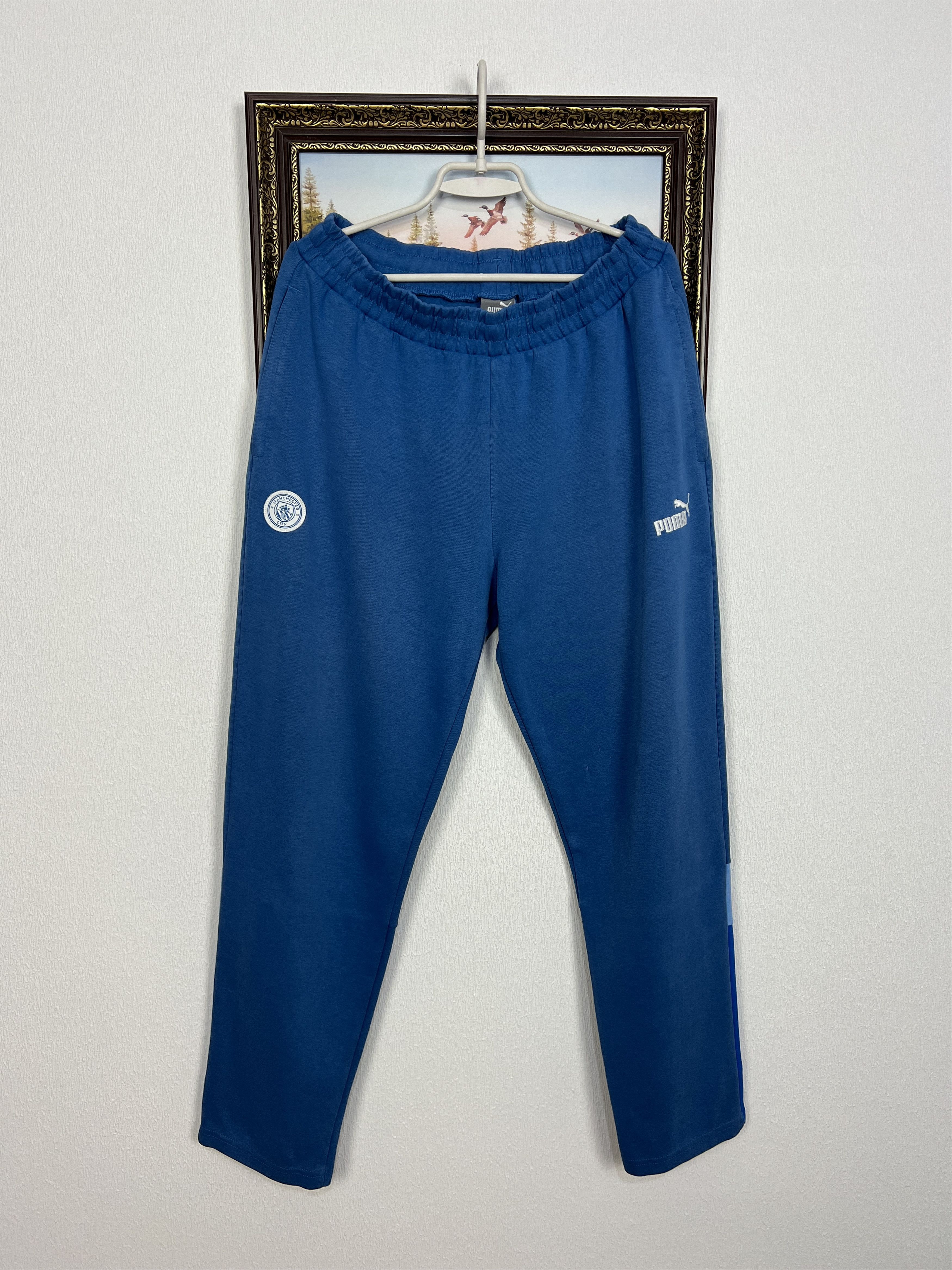 Puma Manchester City Football Pants Soccer Sweatpants Athletic Size US 34 / EU 50 - 1 Thumbnail