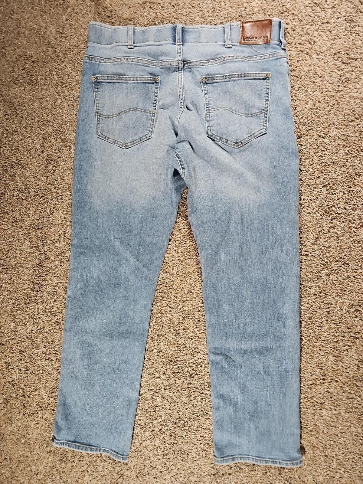 Lee Lee Jeans Mens 36x30 Extreme Motion Modern Series Straight Size US 36 / EU 52 - 6 Thumbnail