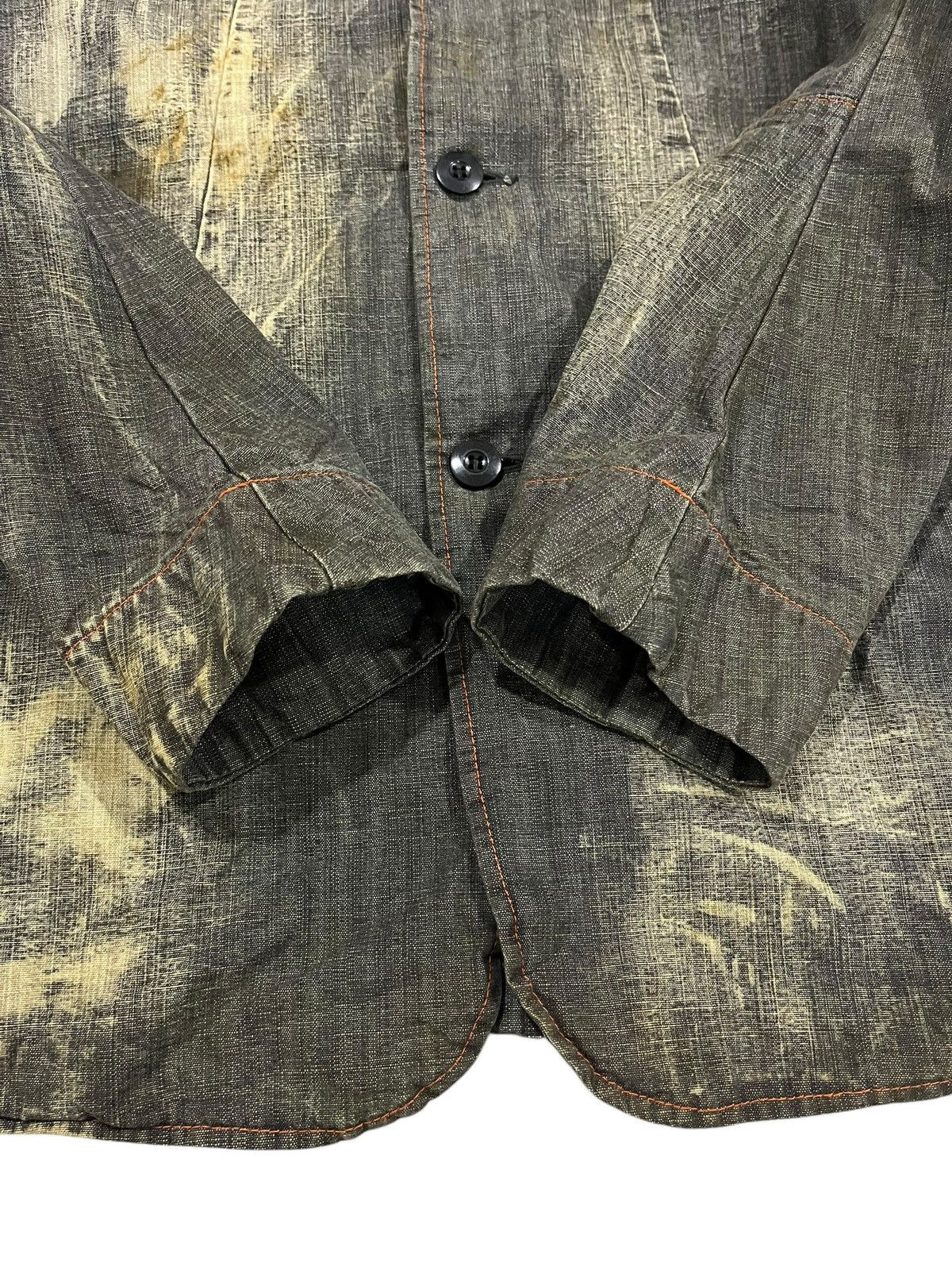 If Six Was Nine 🇯🇵 Japanese Brand Mud Wash Jacket By Big Smith Clothing Size US M / EU 48-50 / 2 - 7 Thumbnail