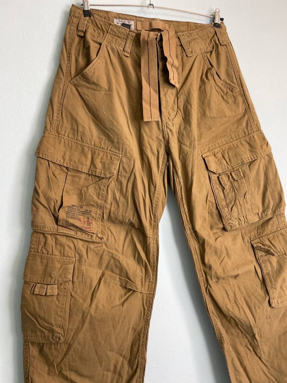 Japanese Brand Vintage Rick Owens Junya Watanabe Style Cargo Pants Size US 32 / EU 48 - 3 Thumbnail