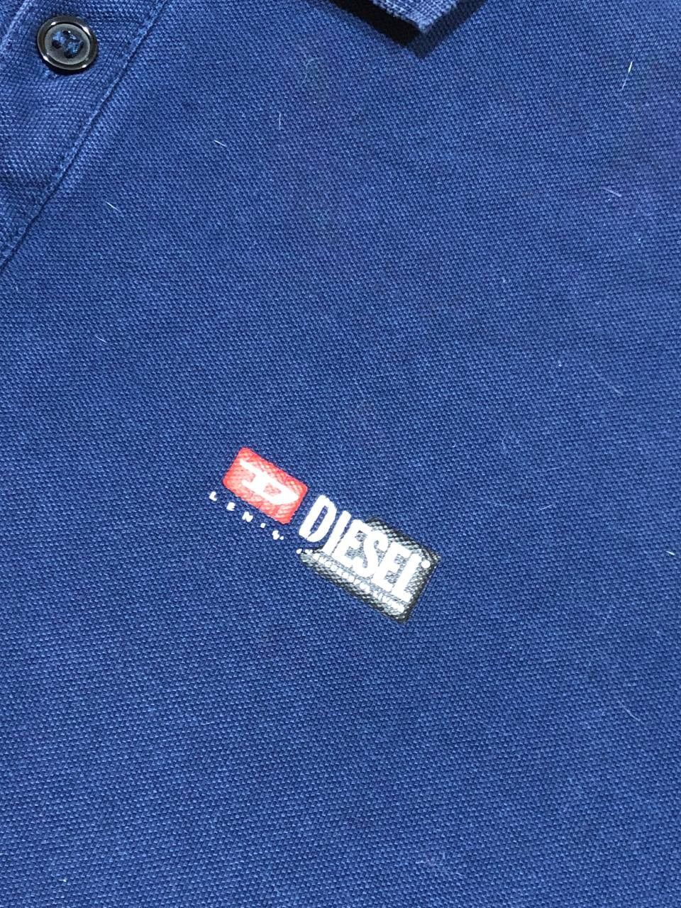 Diesel Vintage Polo Diesel blue logo T-shirt Y2K streetwear Size US L / EU 52-54 / 3 - 7 Thumbnail