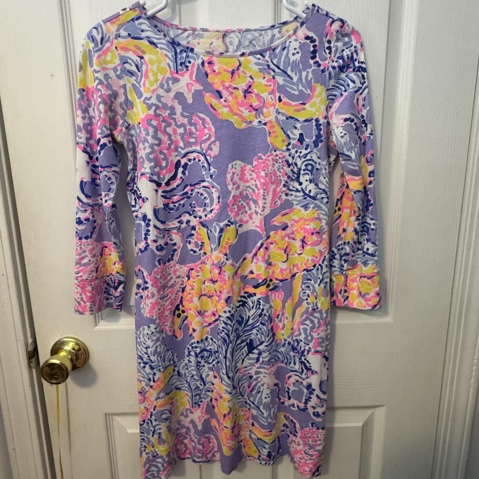 Other Lilly Pulitzer Marlowe Boatneck Tshirt Dress xxs "So Snappy" Size XS / US 0-2 / IT 36-38 - 1 Thumbnail