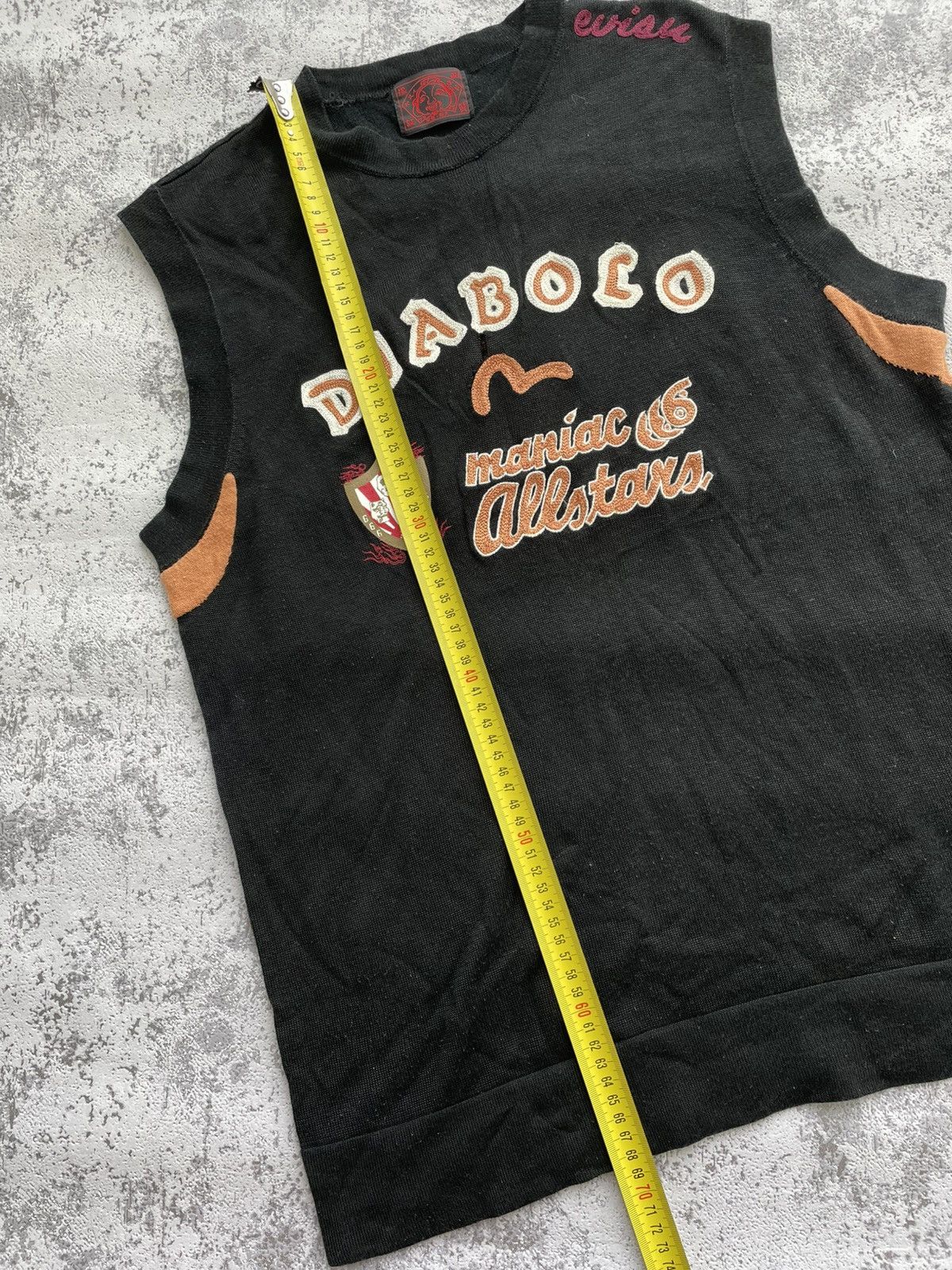 Evisu Very Rare ❗️Evisu Archive Diabolo ONI Maniac 666Allstars Vest Size US L / EU 52-54 / 3 - 13 Thumbnail