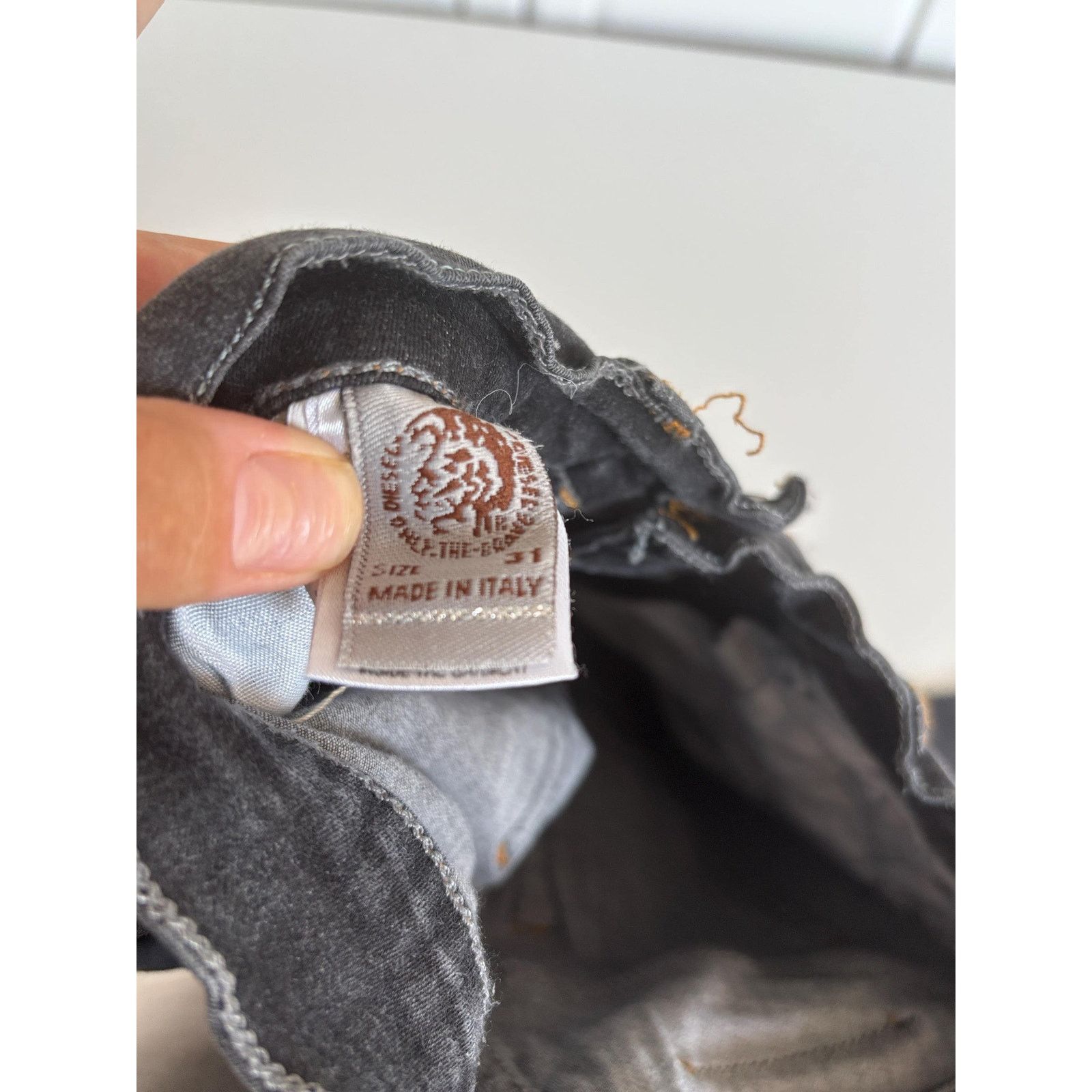 Diesel Diesel Industry Jeans W31 Black Made in Italy Low Rise Y2K Size US 31 - 4 Thumbnail