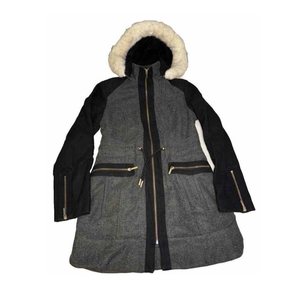 Laundry by Shelli Segal laundry by shelli segal Wool Blend Mid Length Removable Hood Size S / US 4 / IT 40 - 1 Thumbnail