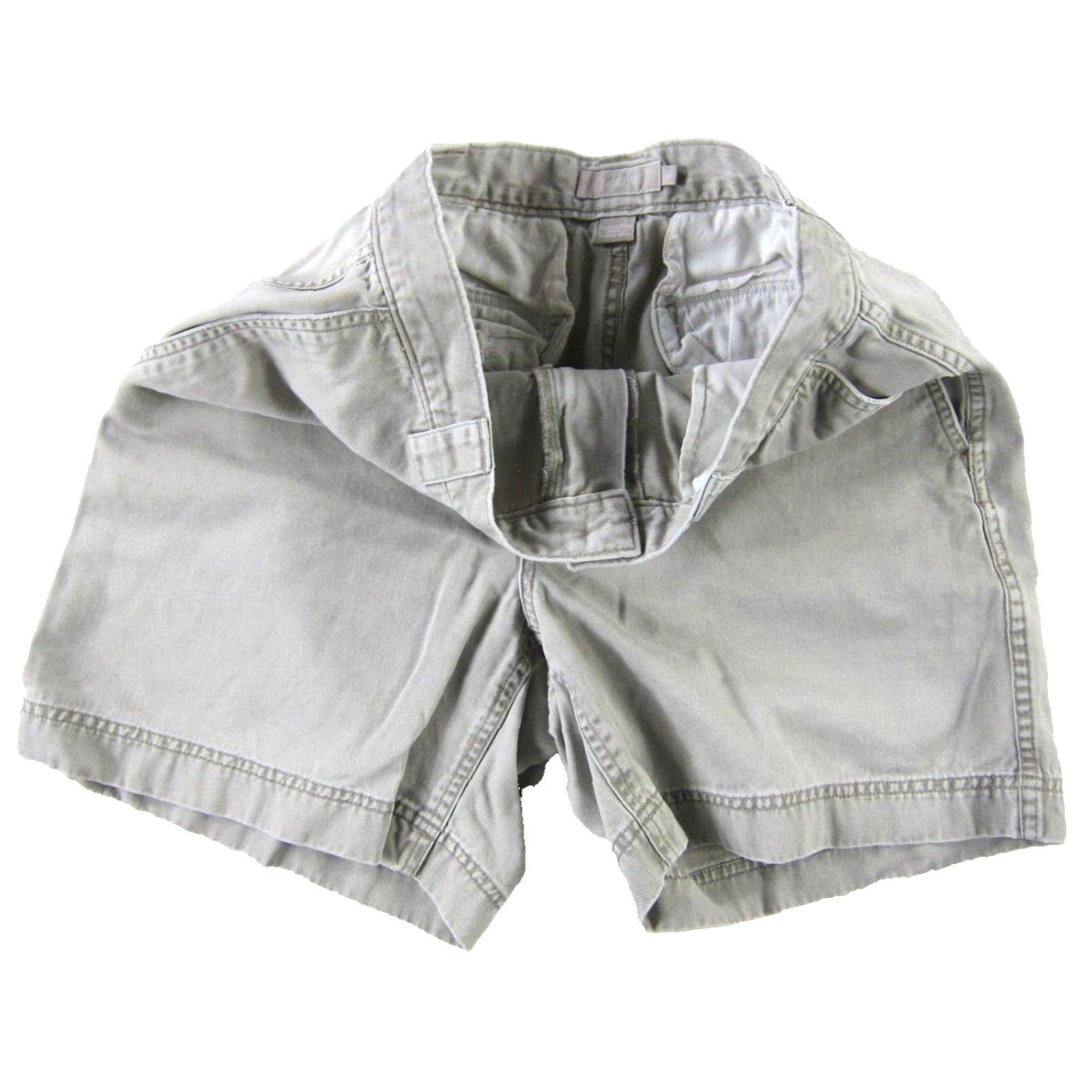 J.Crew VINTAGE J.Crew Beige Khaki High Rise Chino Shorts Woman Size 8 Flat Front 29" Waist 10.5" Rise Cotton Beach Casual Size 30" / US 8 / IT 44 - 4 Thumbnail