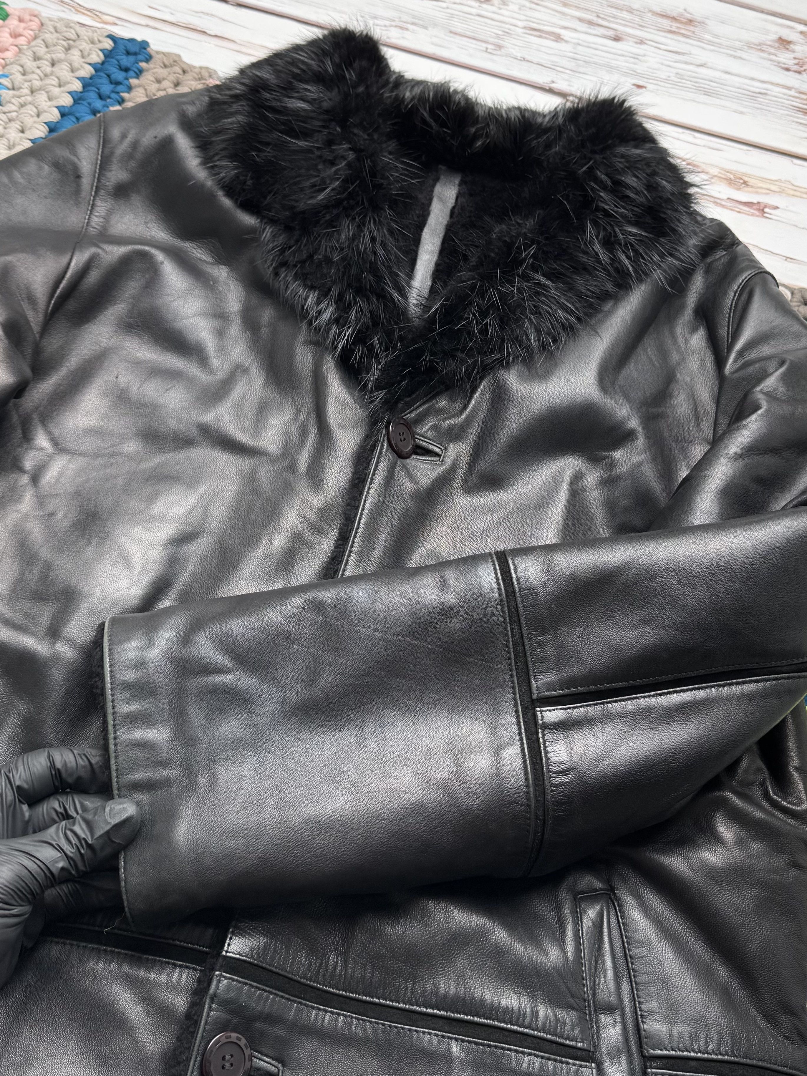Vintage Vintage Real Sheepskin Coat (D10)(D15) Size US L / EU 52-54 / 3 - 9 Thumbnail
