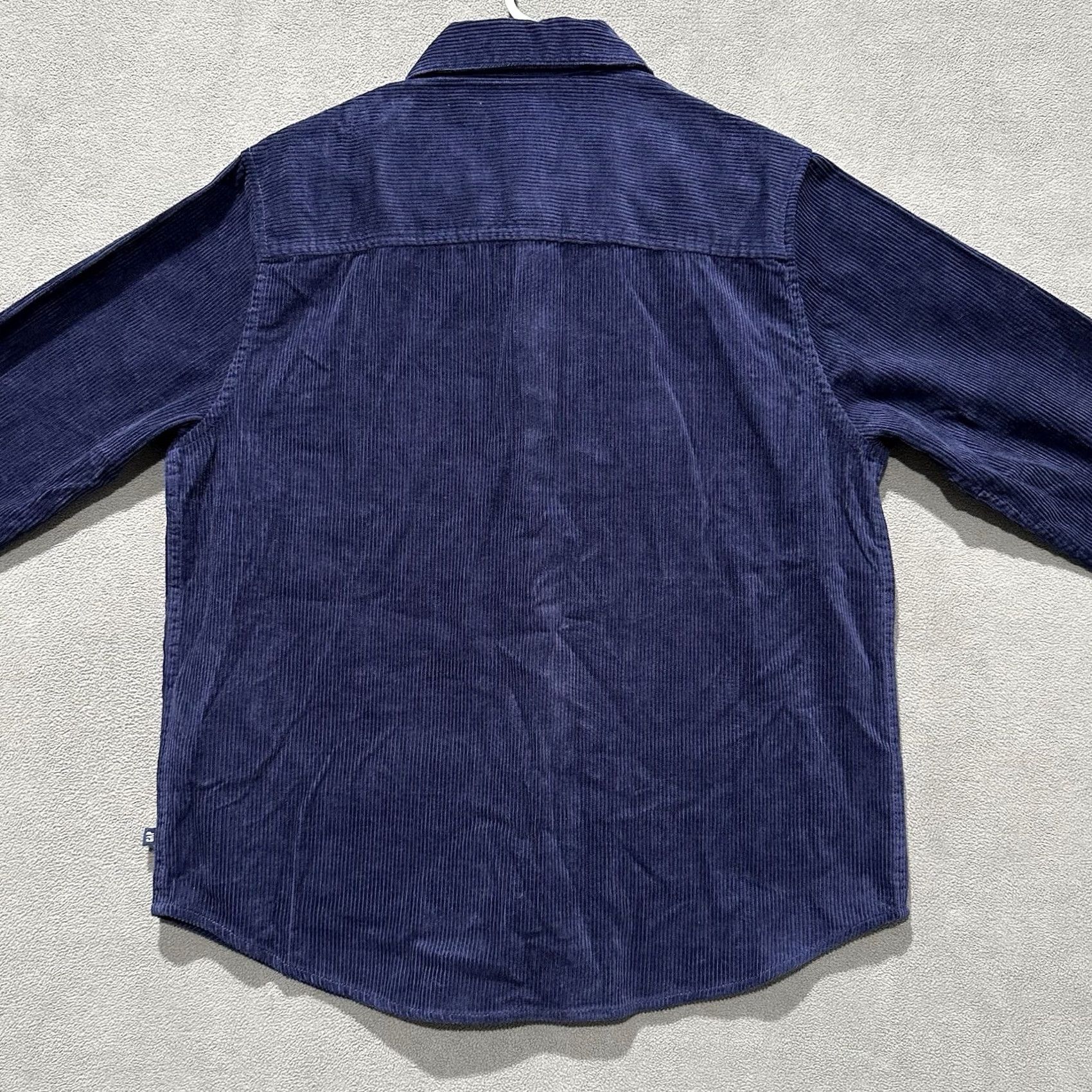 Gap GAP Shirt Mens M Navy Blue Corduroy Long Sleeve Button Up MSRP 80 Size US M / EU 48-50 / 2 - 2 Thumbnail