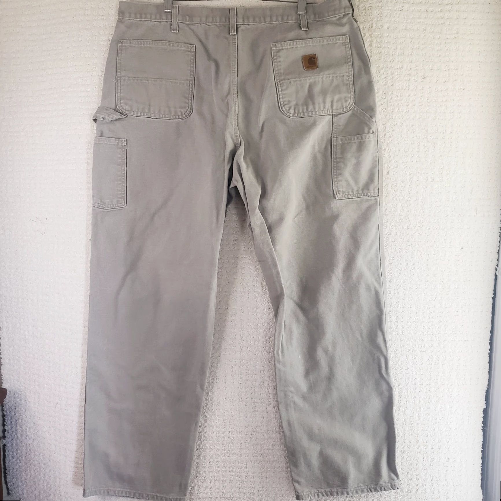 Carhartt VINTAGE? No — Carhartt B11 DES Work Pants Desert Khaki Dungaree Fit Carpenter Canvas 42x32.5 Size US 42 / EU 58 - 7 Thumbnail