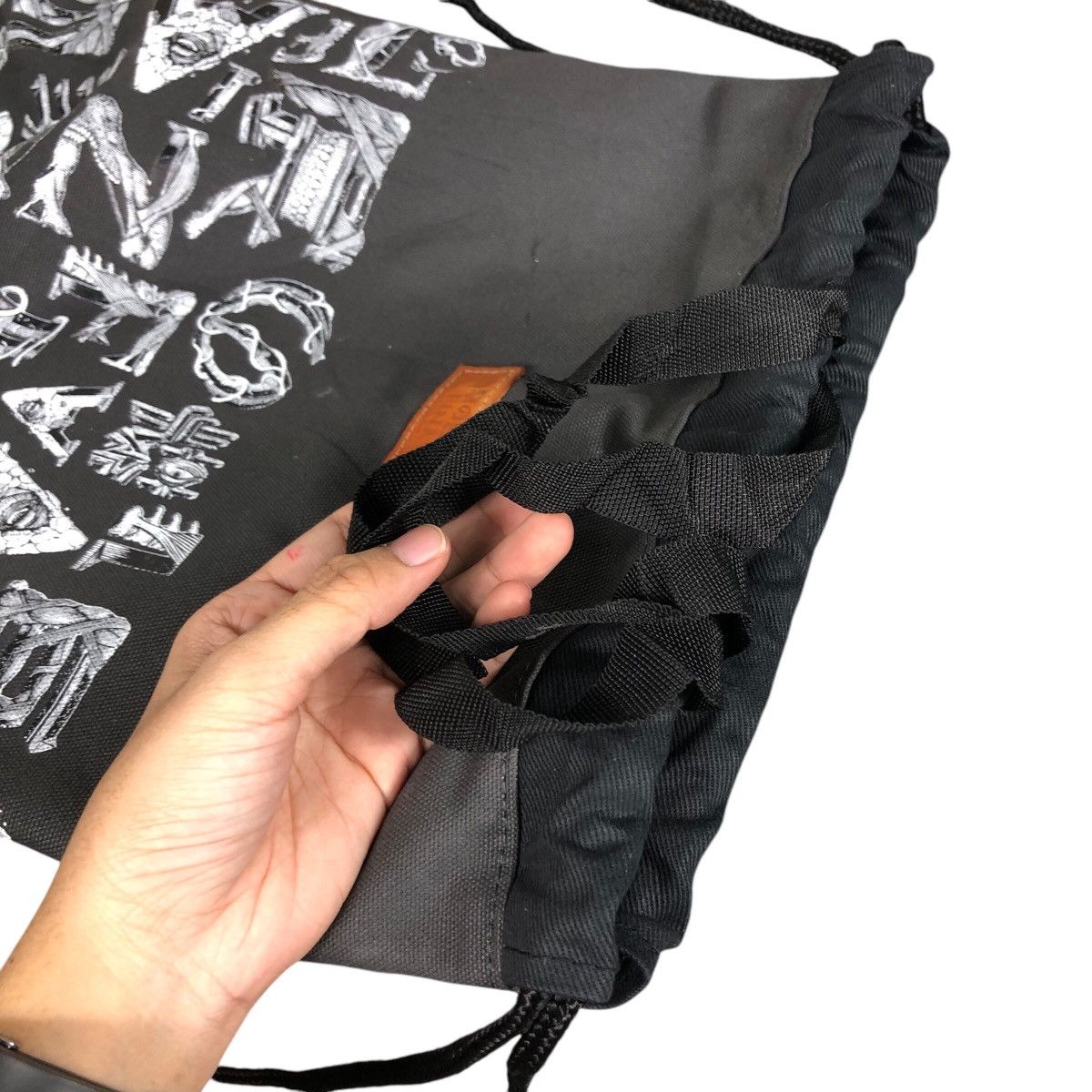 Japanese Brand 📌Vintage Biker Bag Final Japan Over Print Design Size ONE SIZE - 10 Thumbnail