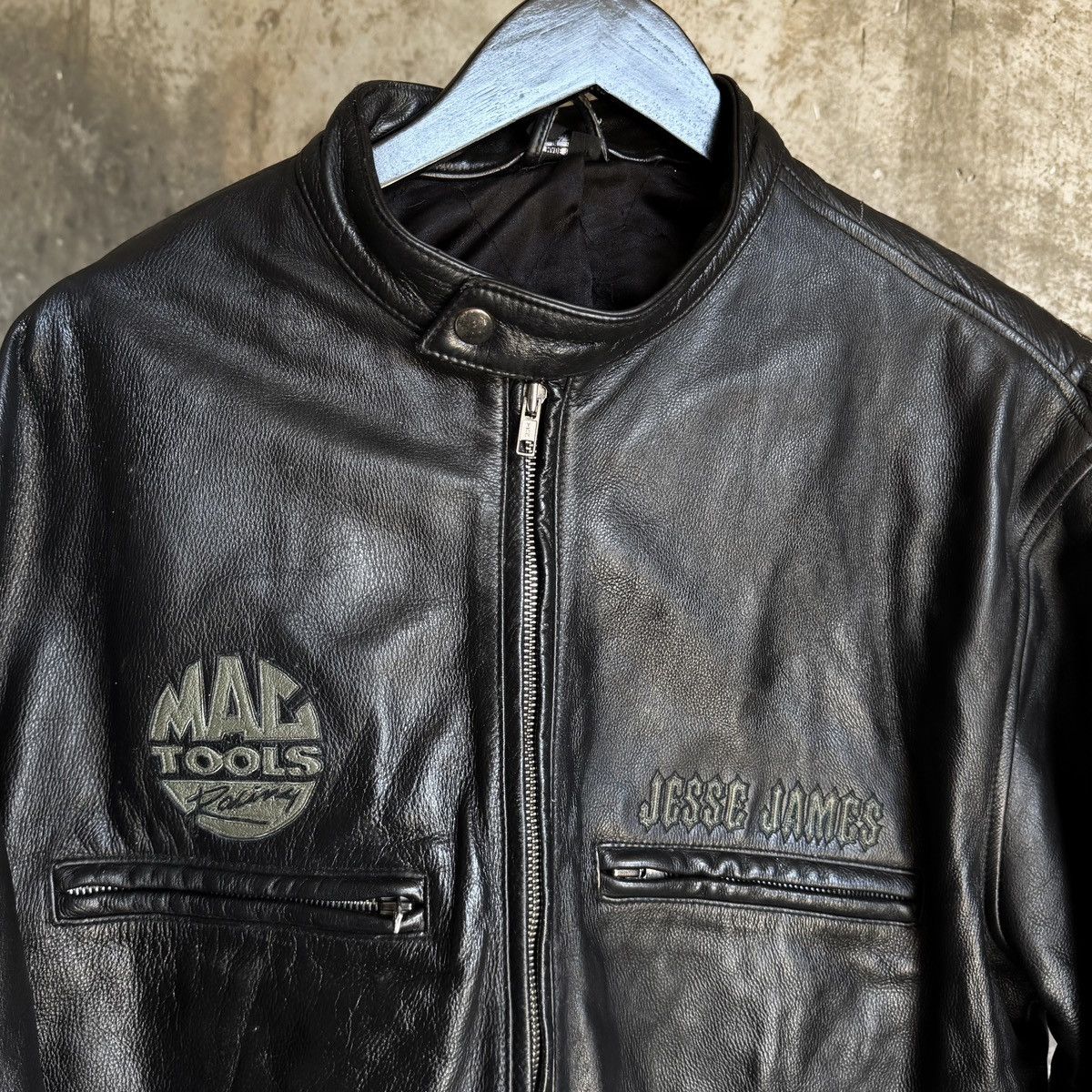 West Coast Choppers Vintage WEST COAST CHOPPERS Jesse James WCC Leather Jacket Size US XL / EU 56 / 4 - 4 Thumbnail