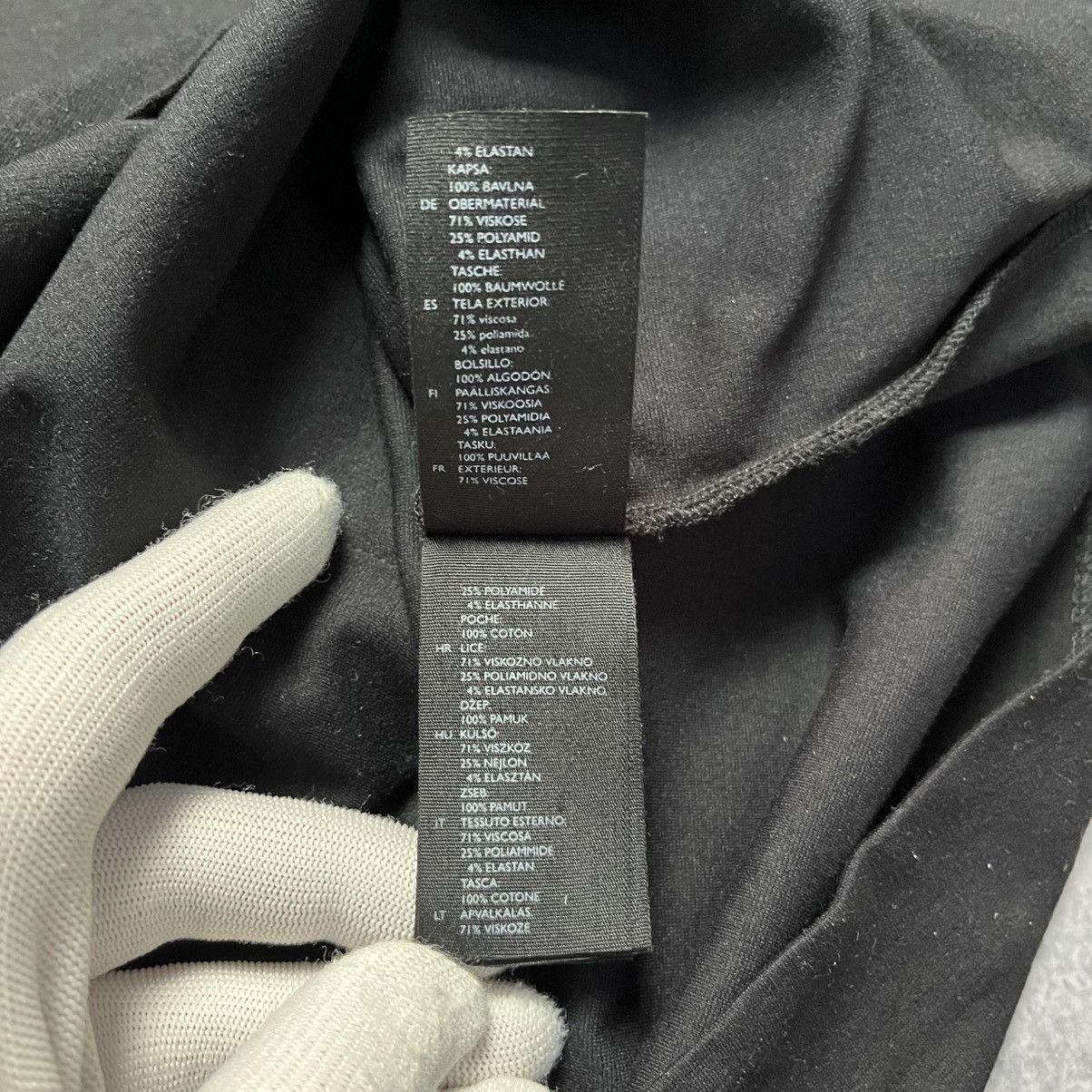 Cos COS Black Belt Pocket Dress Luxury Designer Size XS / US 0-2 / IT 36-38 - 8 Thumbnail