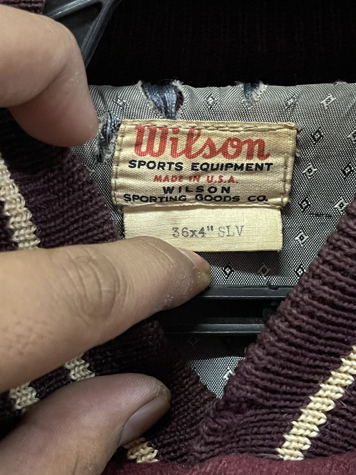 Wilson Vintage Wilson Varsity Jacket Very Rare🔥🔥🔥 Size US S / EU 44-46 / 1 - 6 Thumbnail