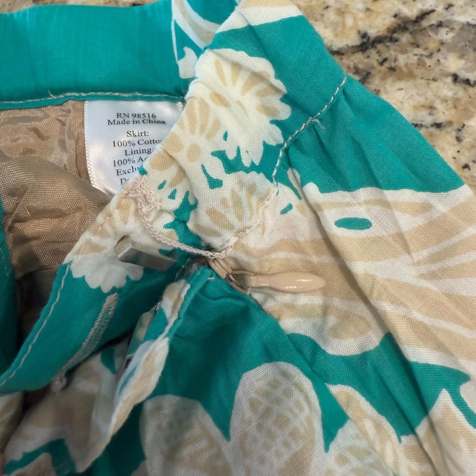 Coldwater Creek Cold water Creek floral lace pleated midi skirt SZ PL Size 36" / US 14 / IT 50 - 4 Thumbnail