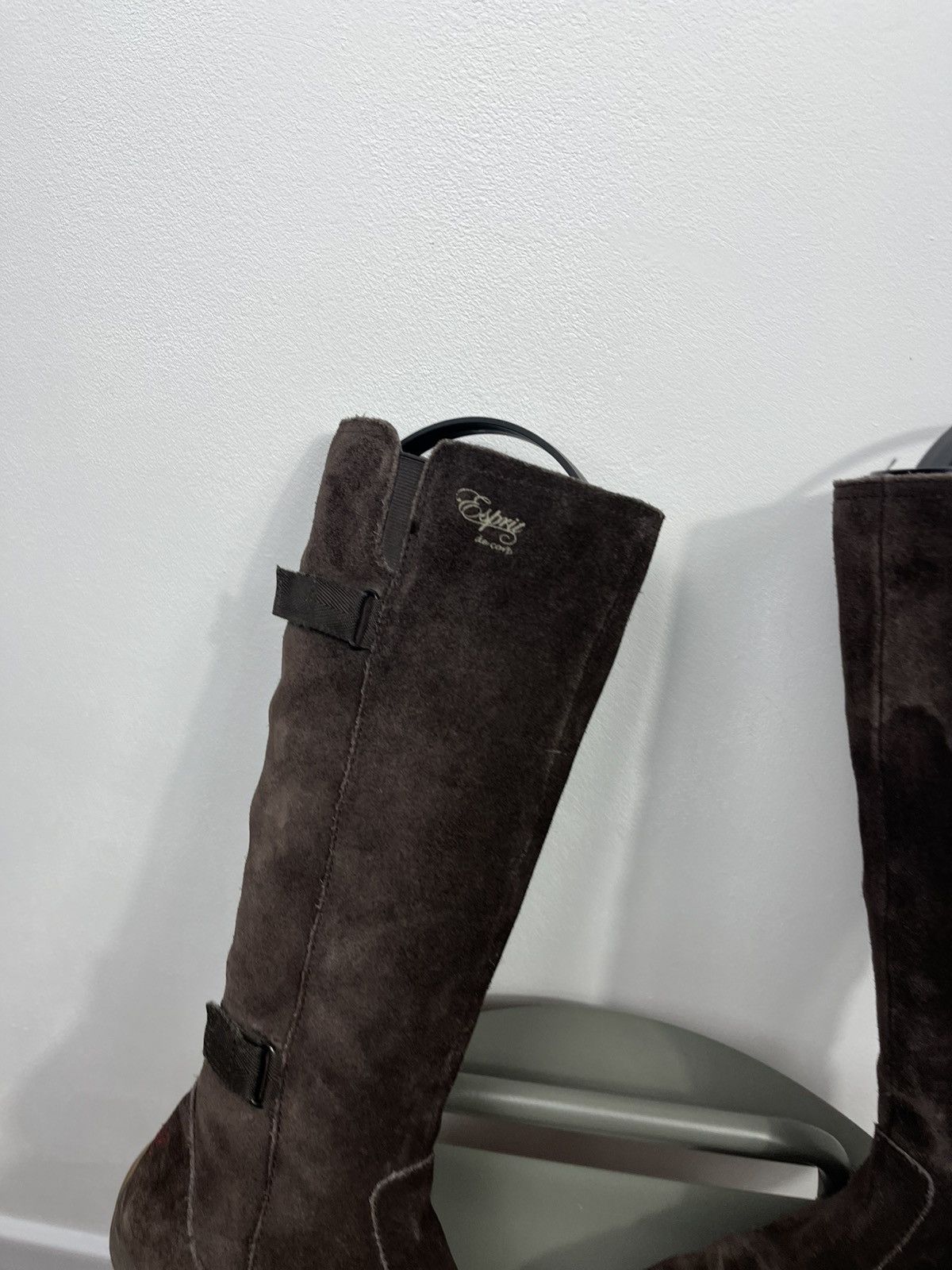 Other Women’s Brown Suede Racing Boots EU 38.5 Tall Zip Size US 7.5 / IT 37.5 - 3 Thumbnail