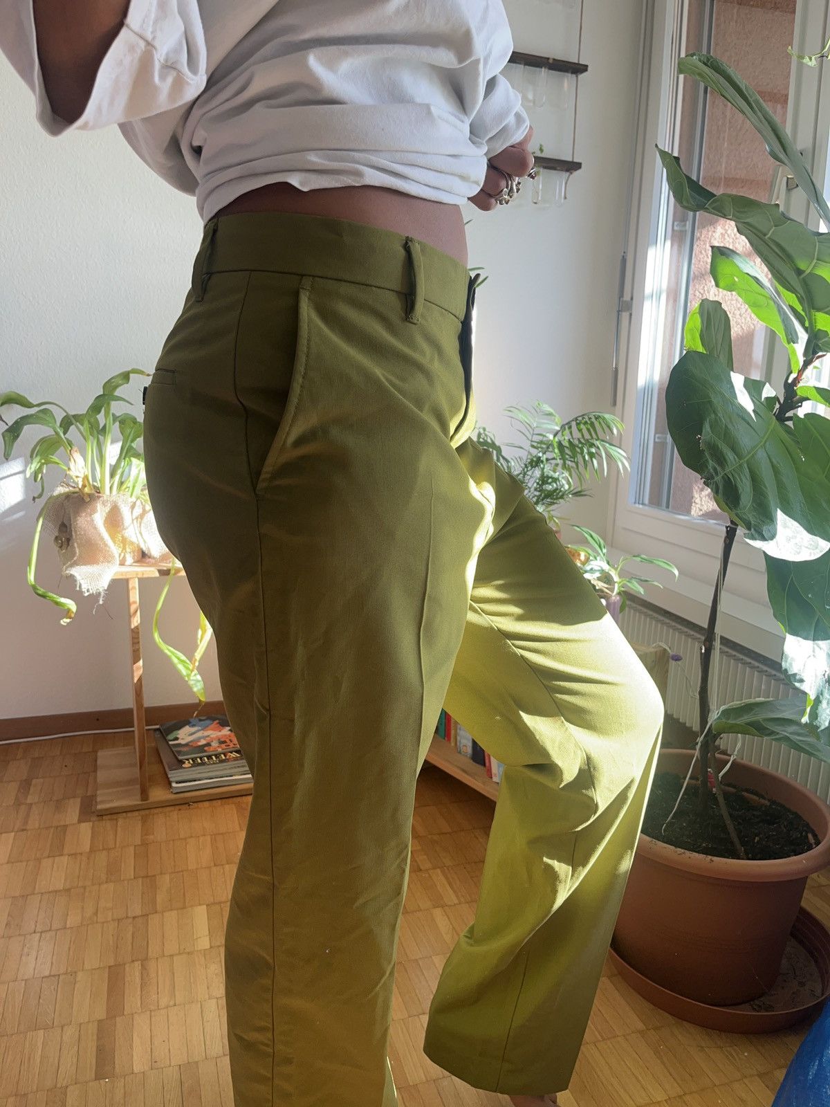 Weekday Green Blazer Pants Size 27" / US 4 / IT 40 - 5 Thumbnail